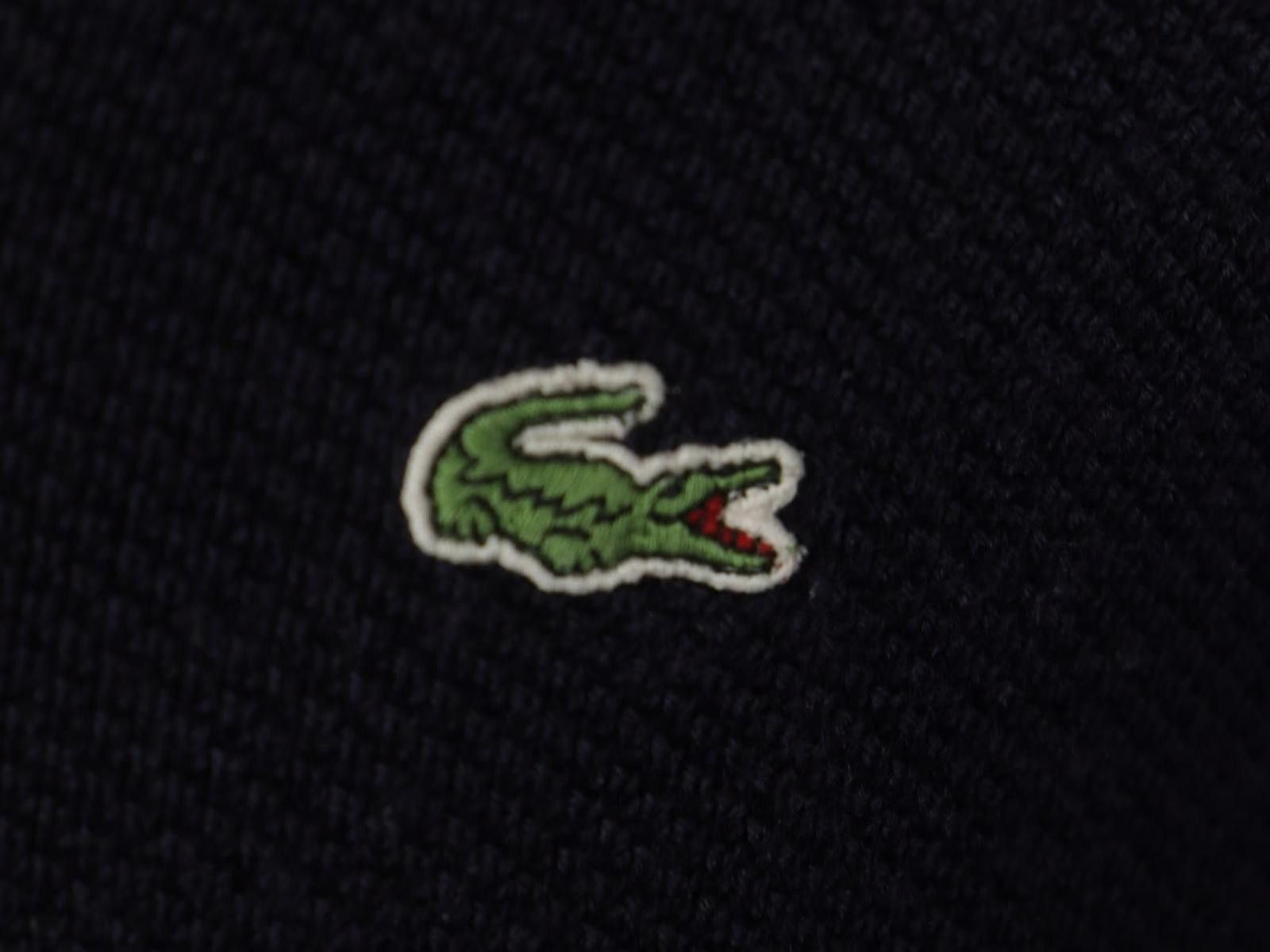 Lacoste Lacoste Navy Tight Knit V-Neck Pullover Sweater Size 7 Size US M / EU 48-50 / 2 - 7 Thumbnail