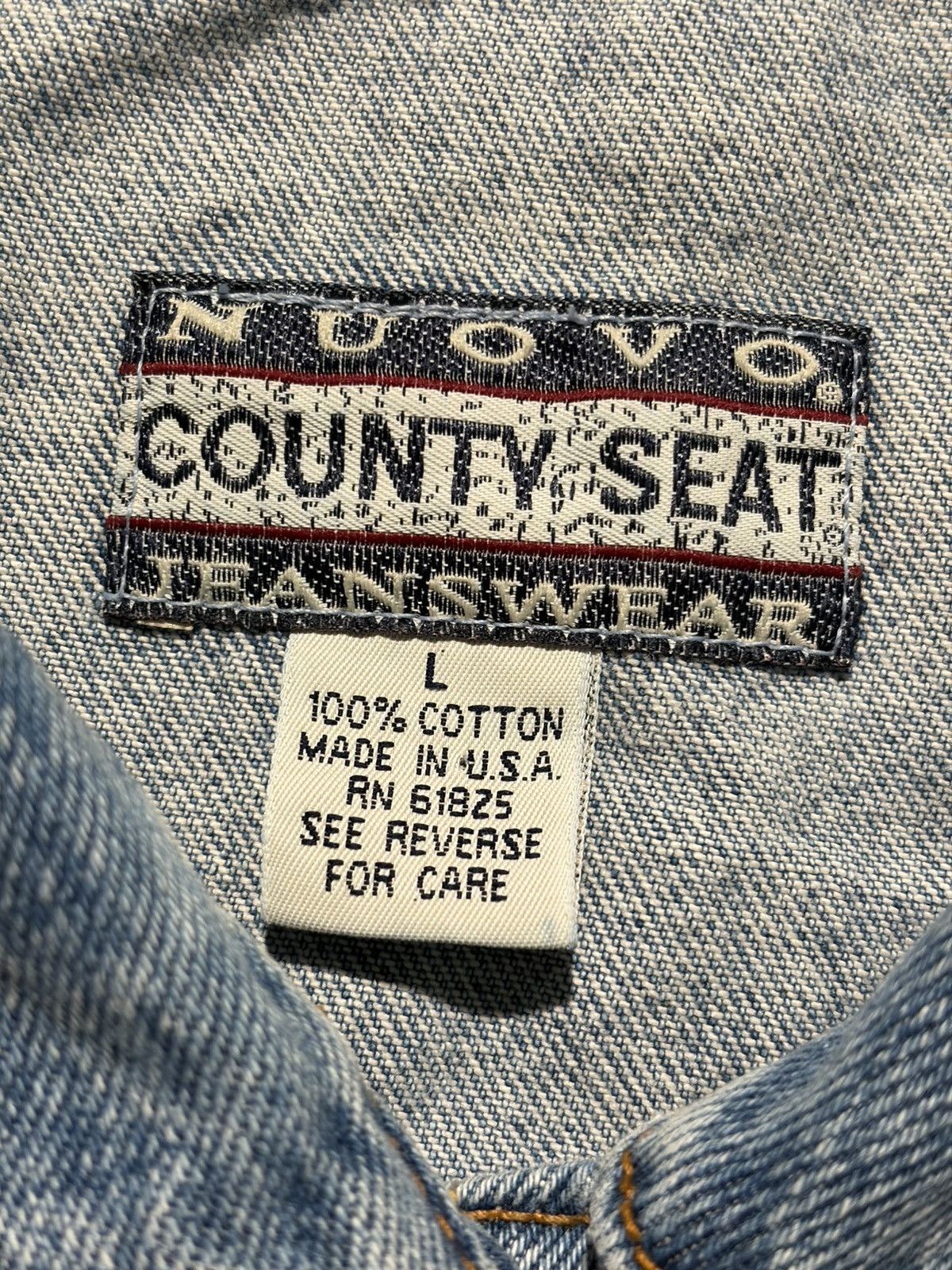Vintage Vintage County Seat Jeanswear Vest Denim Biker Western 90s Size US L / EU 52-54 / 3 - 4 Thumbnail