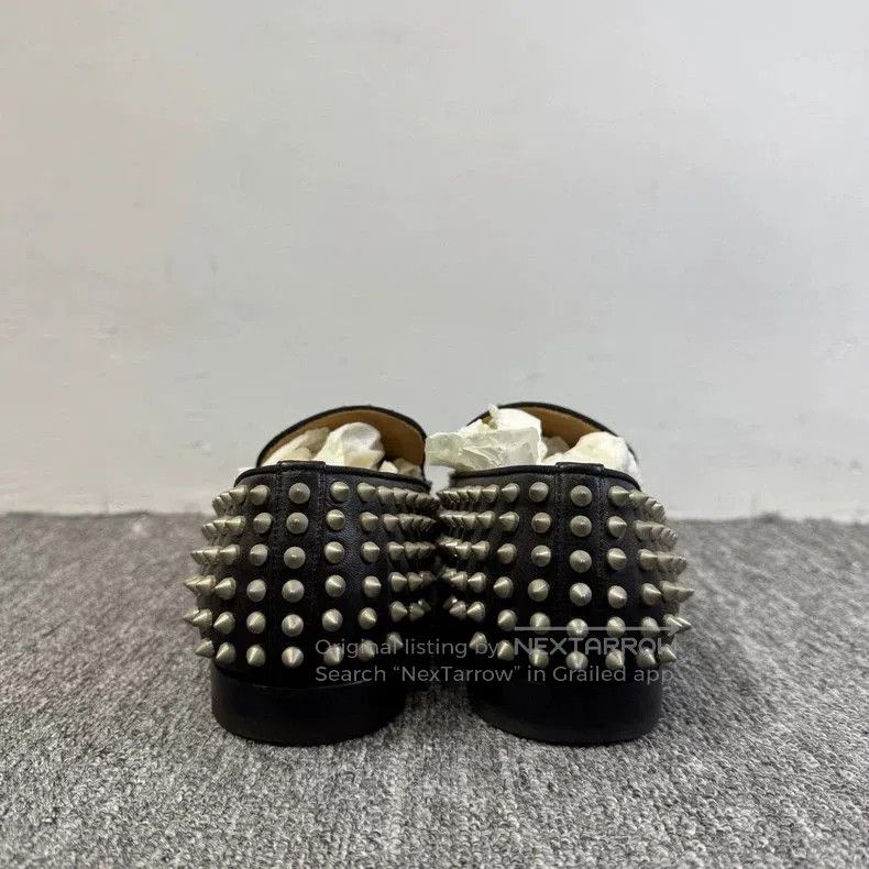 Vintage Christian Louboutin Studded Leather Shoes. Size US 10.5 / EU 43-44 - 3 Thumbnail