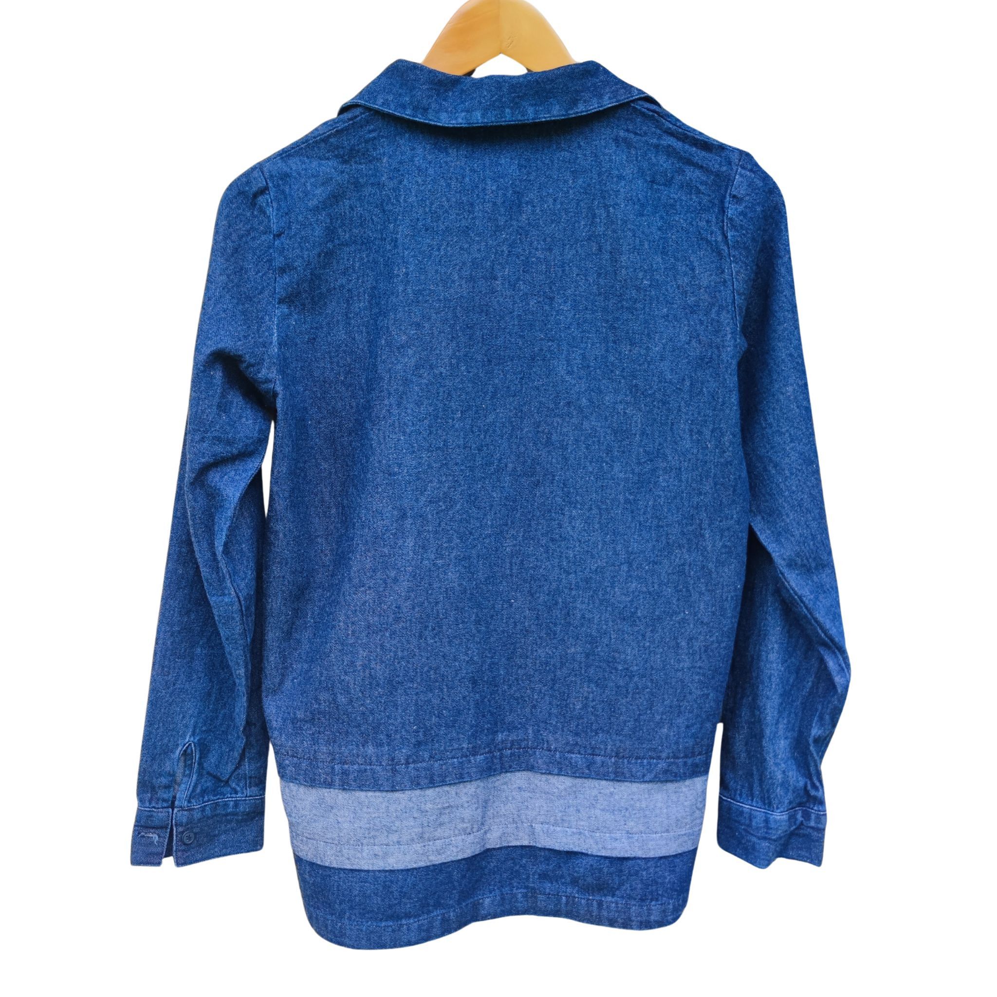 Designer × Japanese Brand African Beat Club Part II Denim Pop Over Shirt Size M / US 6-8 / IT 42-44 - 2 Thumbnail