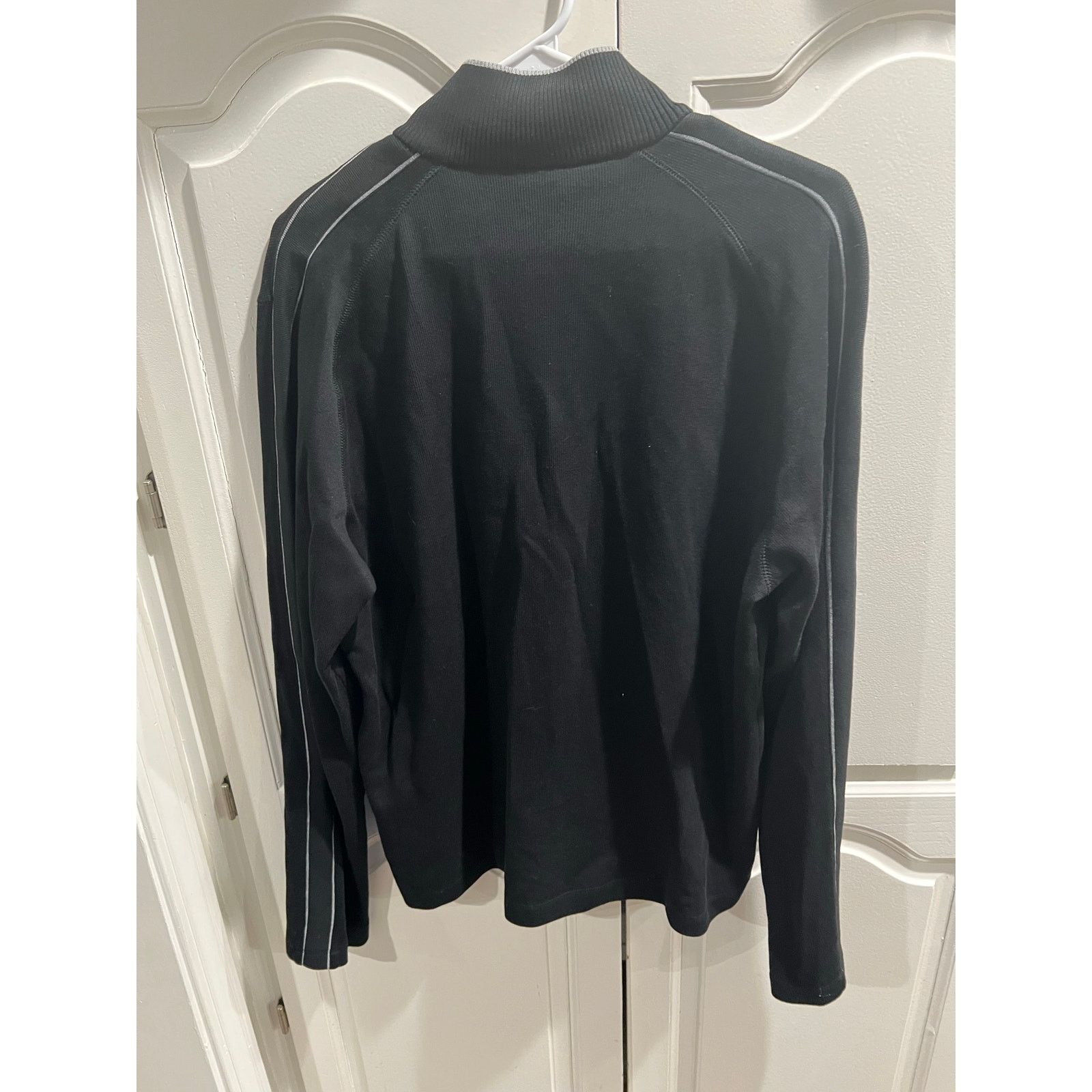 Hugo Boss Hugo Boss Black 1/4 Zip Pullover Sweatshirt Men’s L Regular Size US L / EU 52-54 / 3 - 2 Thumbnail
