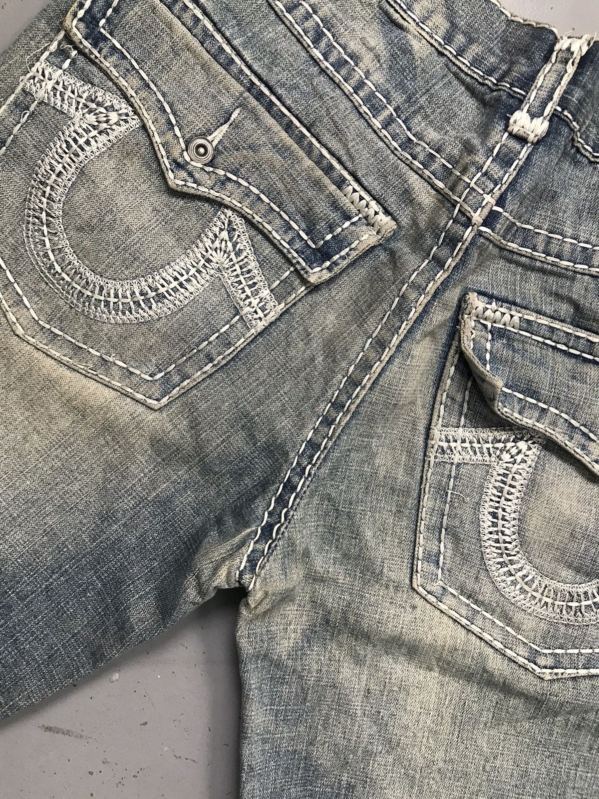 Designer × Vintage Vintage hip hop Joey super T faded denim short Size US 32 / EU 48 - 13 Thumbnail