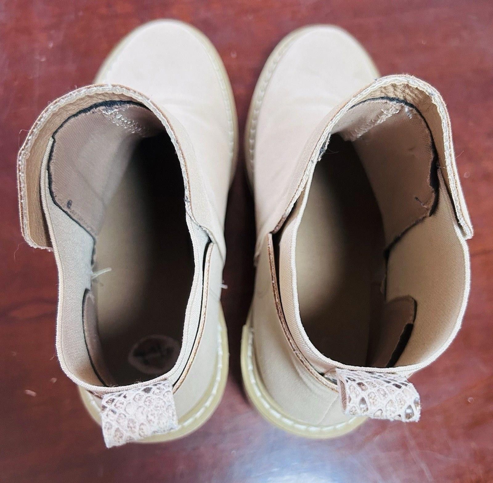 Other Catherine Malandrino Cream Buckle Boots Womens sz 7.5 Size US 7.5 / IT 37.5 - 5 Thumbnail