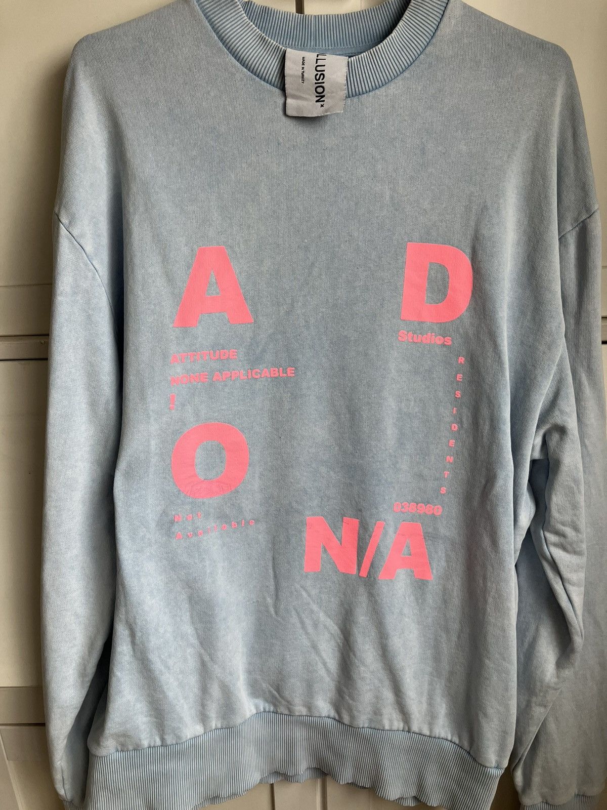 Vintage Collusion women’s sweatshirt- oversized - Size S / US 4 / IT 40 - 8 Thumbnail