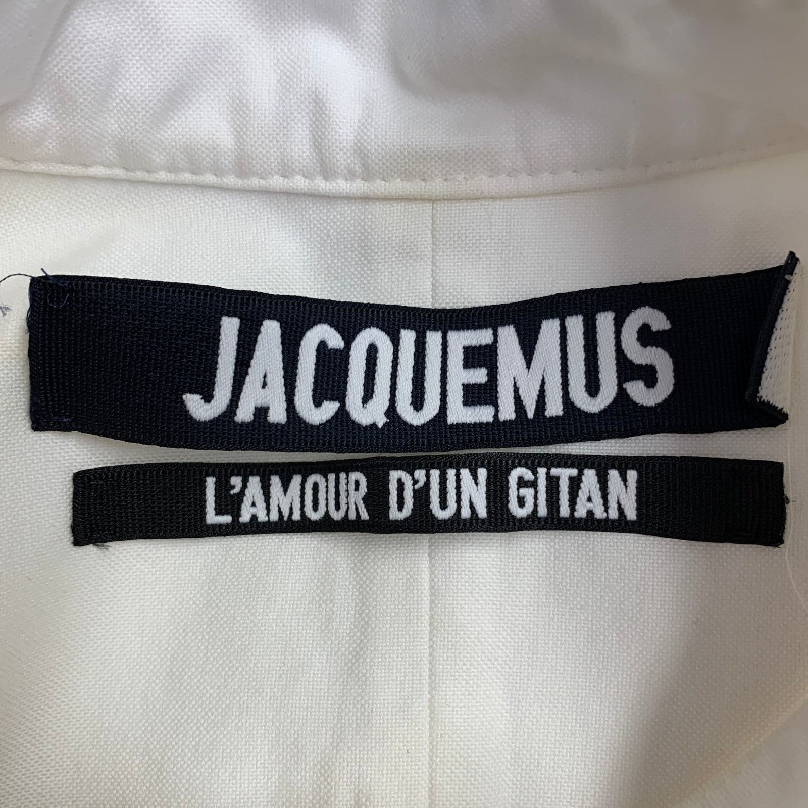 Jacquemus JACQUEMUS Size 6 Cream Cotton Fitted Tuxedo Shirt Size M / US 6-8 / IT 42-44 - 9 Thumbnail
