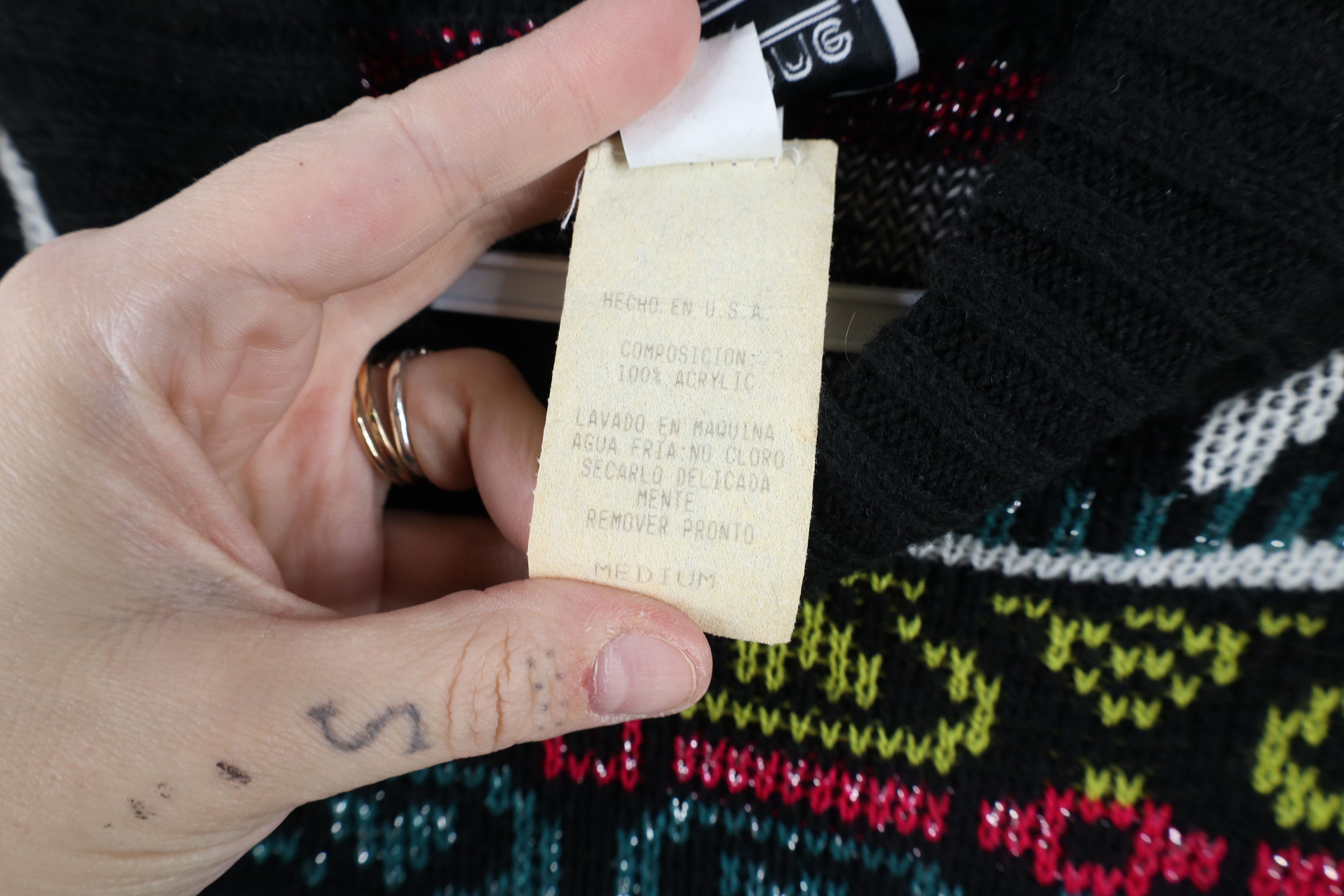 Vintage Vintage 90s Fairy Kei Kawaii Knit Mock Neck Sweater USA Size M / US 6-8 / IT 42-44 - 6 Thumbnail