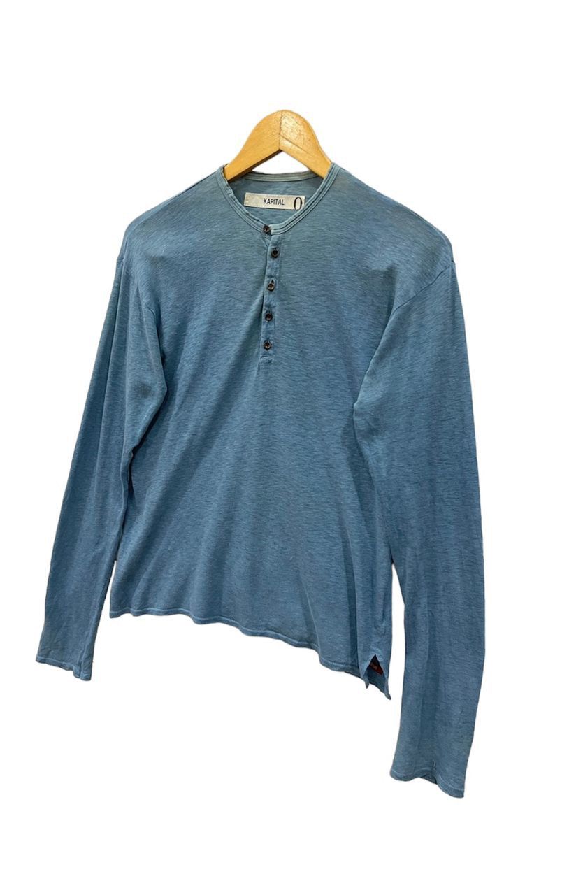 Kapital Kapital Classic Long Sleeve Henley Size US S / EU 44-46 / 1 - 6 Thumbnail