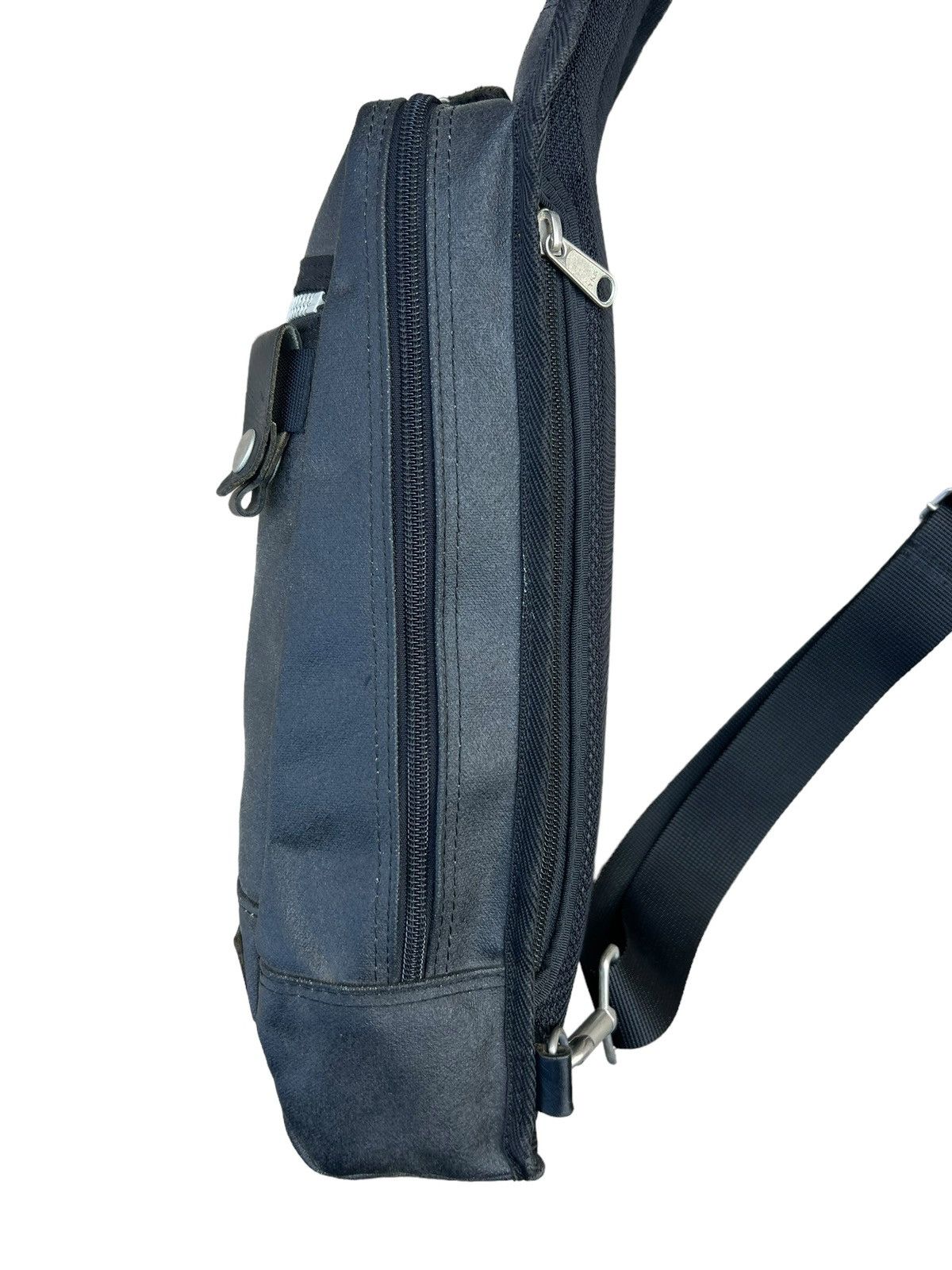 Japanese Brand × Leather Vintage SEAL Japan Waxed Canvas Leather Crossbody Bag Size ONE SIZE - 8 Thumbnail