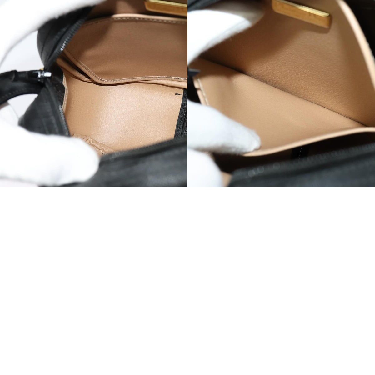 Dior DIOR Trotter Canvas Shoulder Bag Pvc Black Gold Size ONE SIZE - 12 Thumbnail