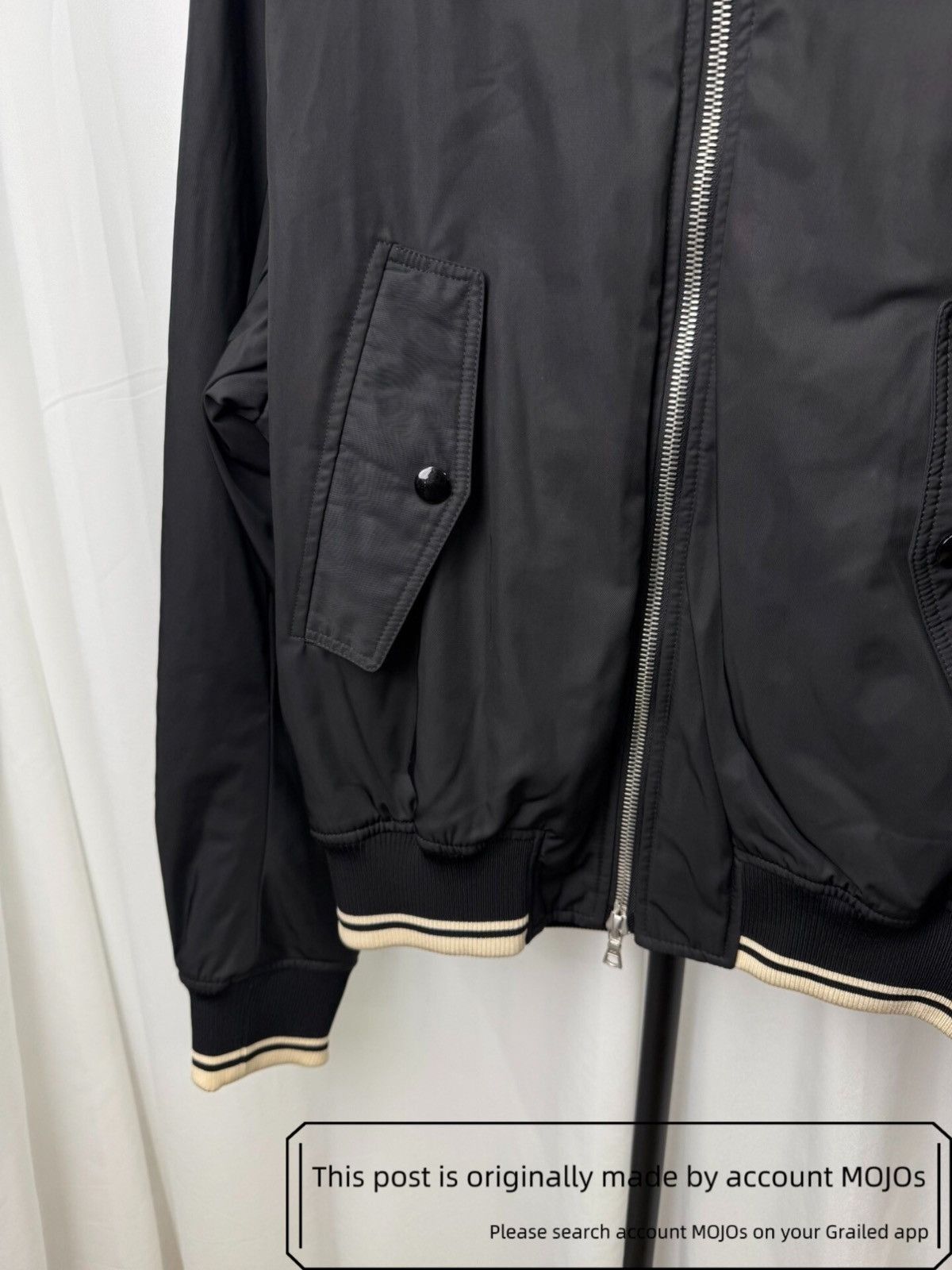 Dries Van Noten Sz L Dries Van Noten Classic Back Zip Bomber mojos1111 Size US L / EU 52-54 / 3 - 5 Thumbnail