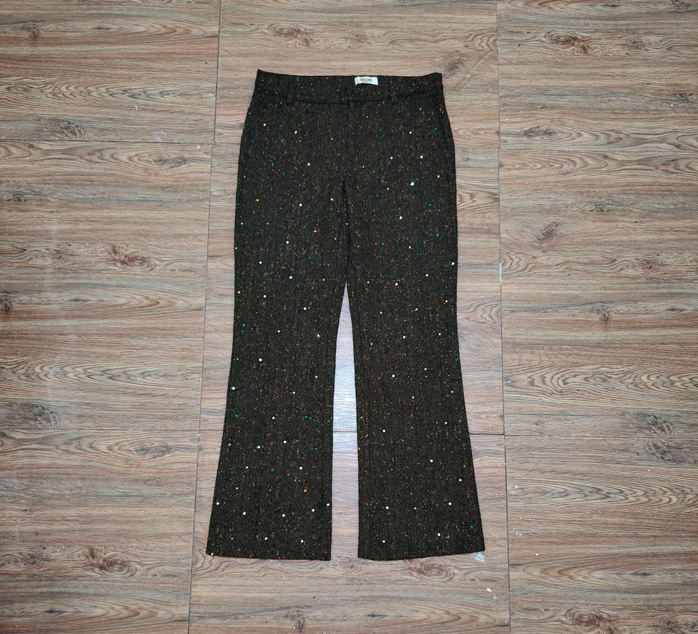 Moschino MOSCHINO - 2000's - Archive - Glittery Party Trouser Pant Size 27" / US 4 / IT 40 - 1 Thumbnail