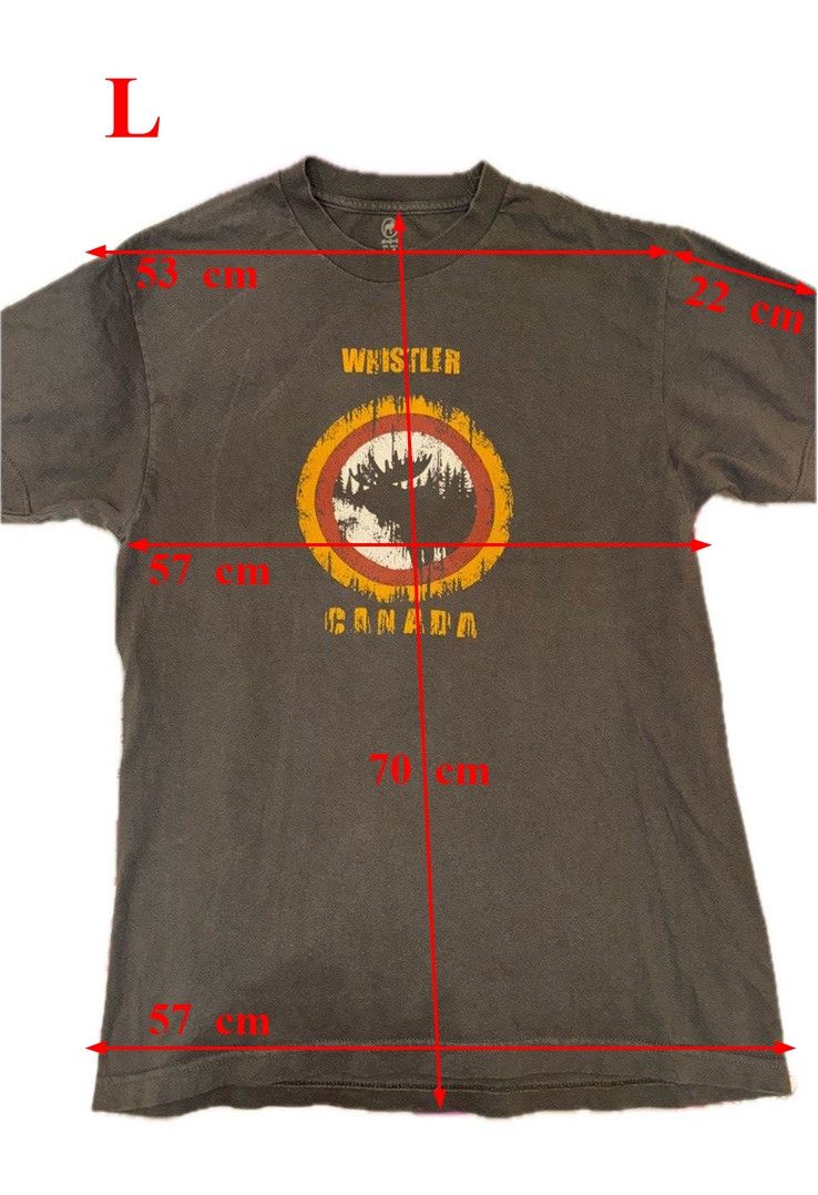 Vintage Vintage Canada Whistler T Shirt Top Tourism Size L Size US L / EU 52-54 / 3 - 2 Thumbnail
