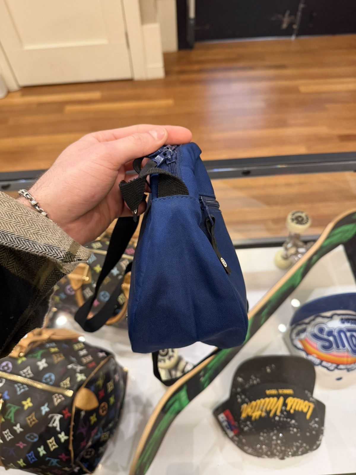Bape BAPE Go Skate Summer Shoulder Bag - Blue Size ONE SIZE - 4 Thumbnail