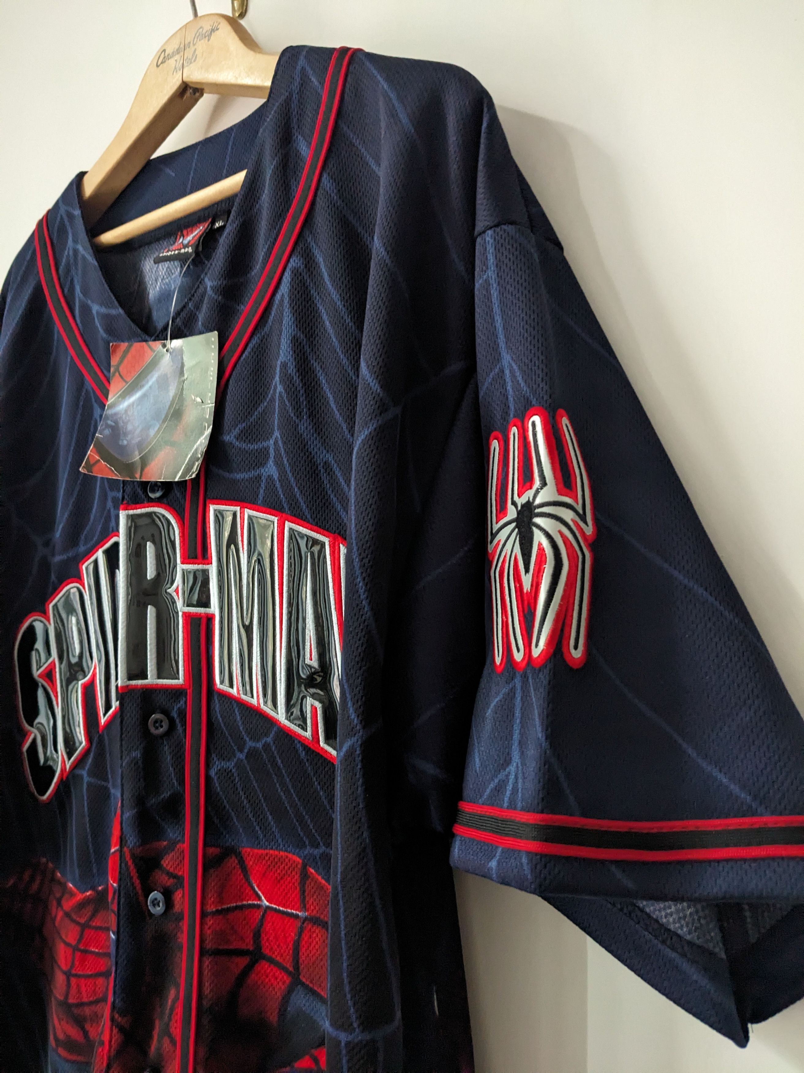 Marvel Comics Vintage Spiderman 1 Jersey Promo Movie Spider Man Size US XL / EU 56 / 4 - 7 Thumbnail