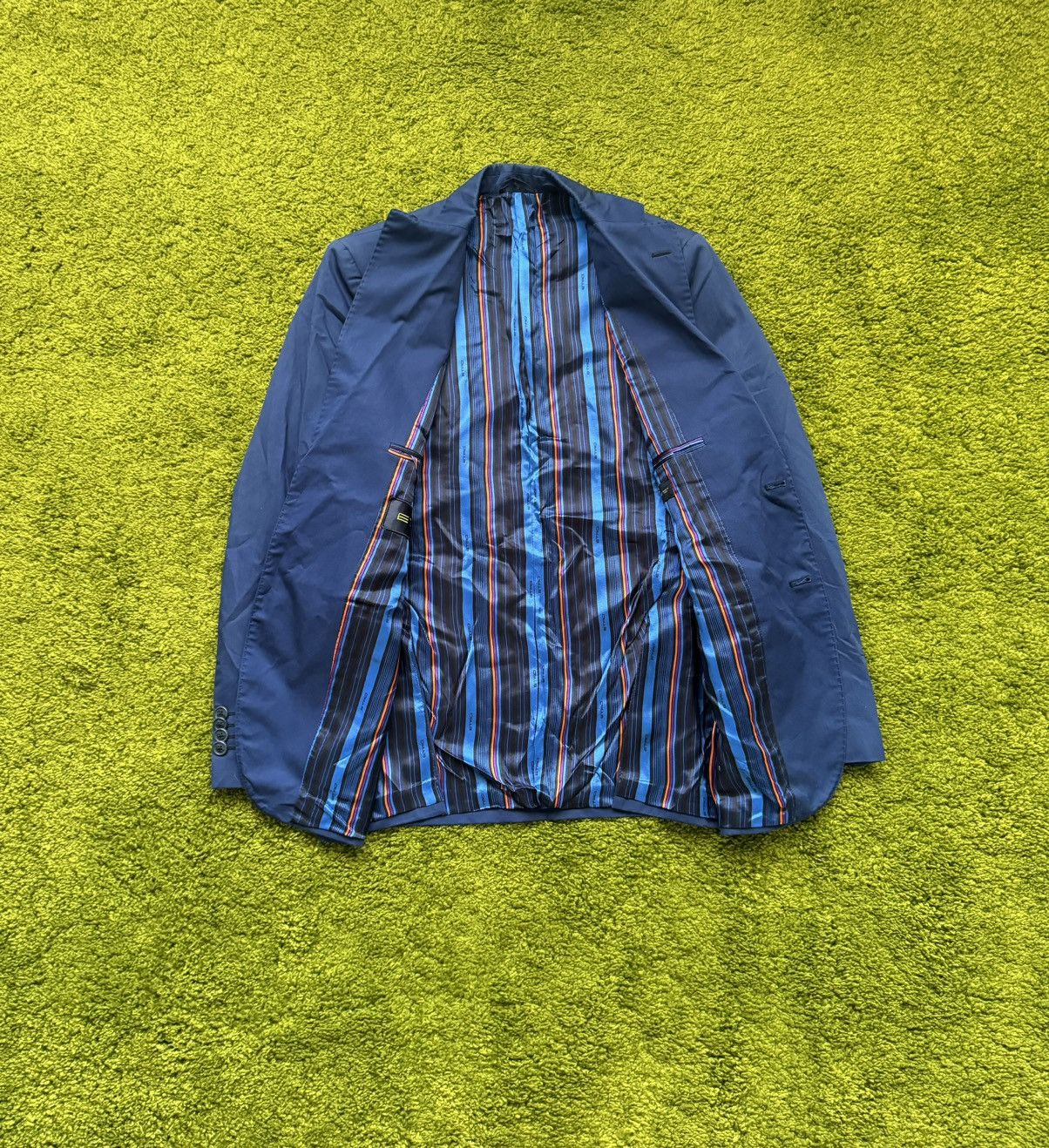 Designer × Etro Etro blue formal suit blazer + pants Size 48R - 12 Thumbnail