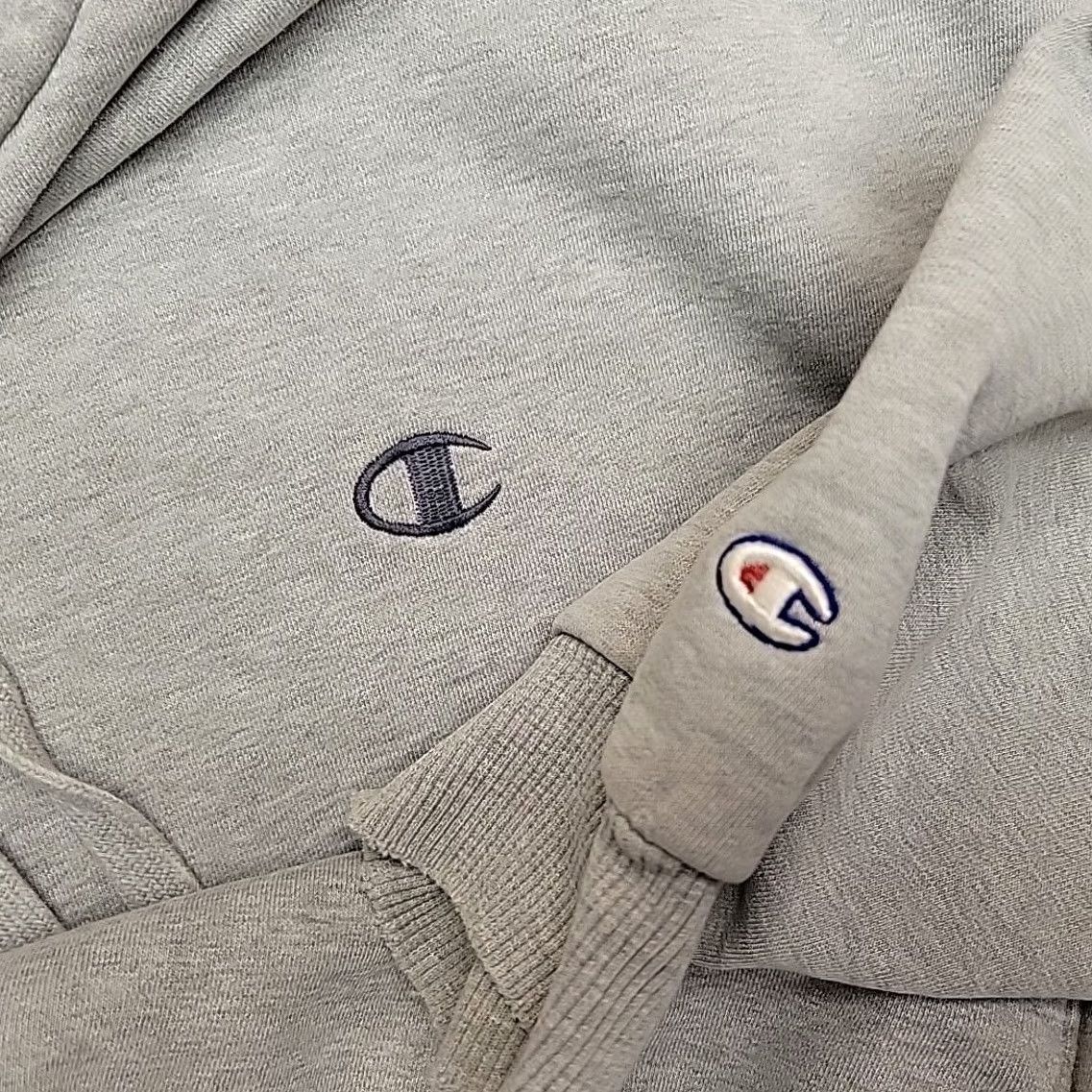 Champion Champion Hoodie Men XXXL Gray Eco Fleece Pullover Athletic Streetwear Workwear Size US XL / EU 56 / 4 - 6 Thumbnail