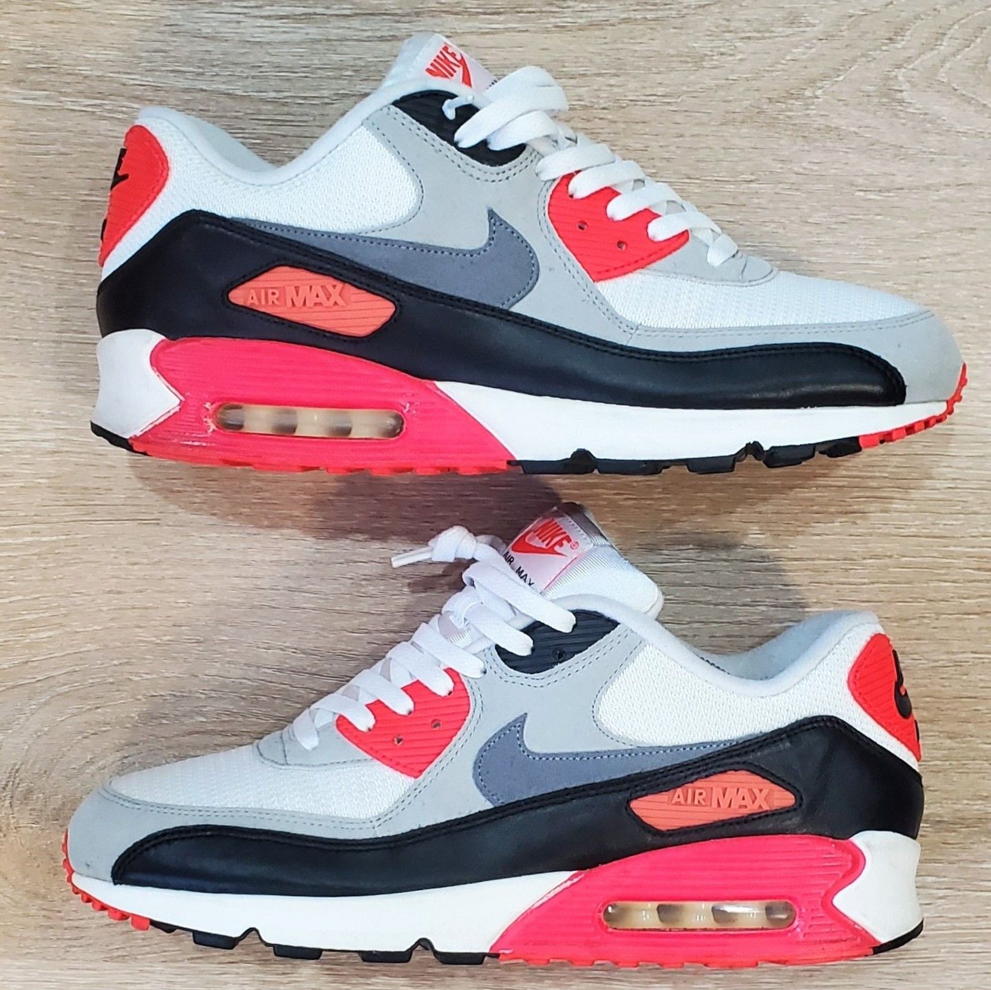 Nike Nike Air Max 90 OG Infrared 2015 Size 13 725233-106 EUC Size US 13 / EU 46 - 4 Thumbnail