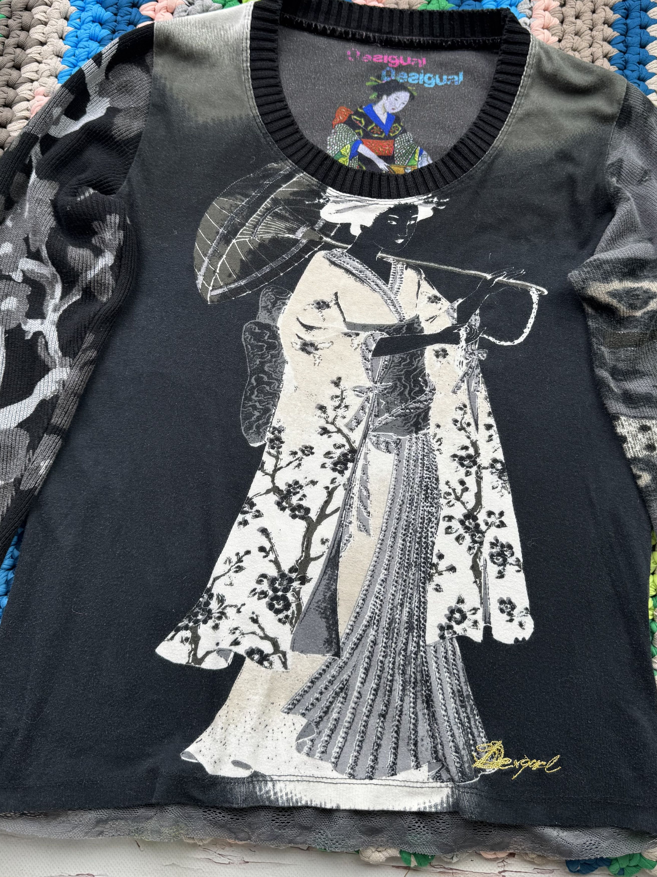 Desigual Desigual Vintage Sweater (V174)(D10) Size M / US 6-8 / IT 42-44 - 4 Thumbnail