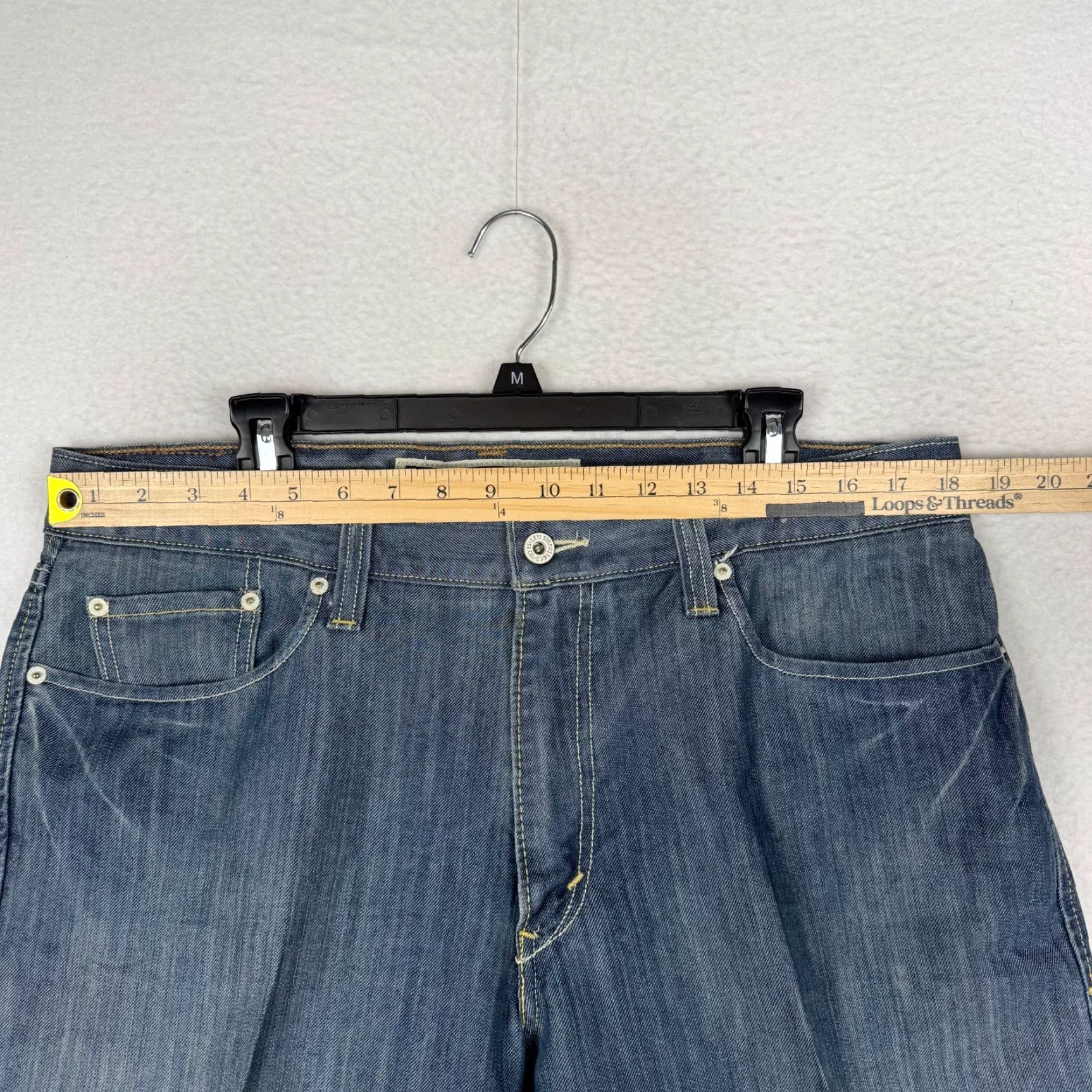 Levi's VINTAGE Levi's 527 Jeans Bootcut 36x30 Denim Blue Grunge 5-Pocket Design Mens Jeans Size US 36 / EU 52 - 4 Thumbnail