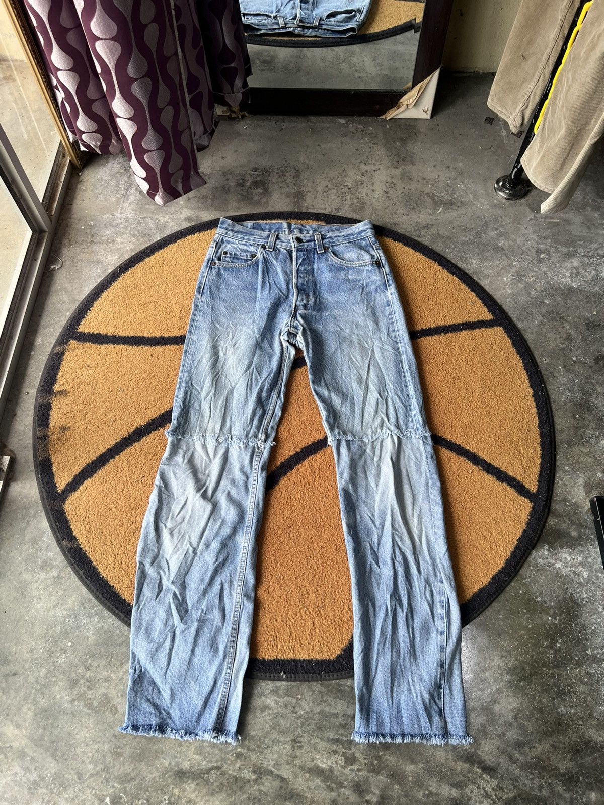Levi's 🔥Vintage Levis 501 Distressed Denim Size US 28 / EU 44 - 1 Thumbnail