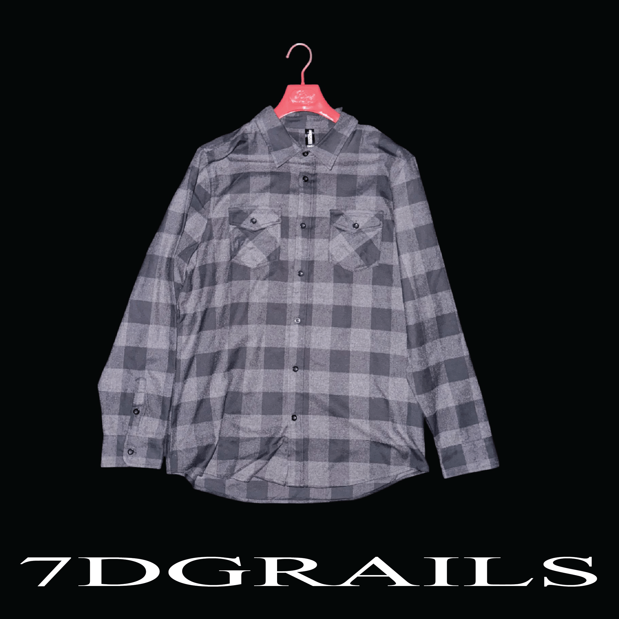 Independent Trading Co. black/dark gray independent flannel Size US L / EU 52-54 / 3 - 1 Thumbnail
