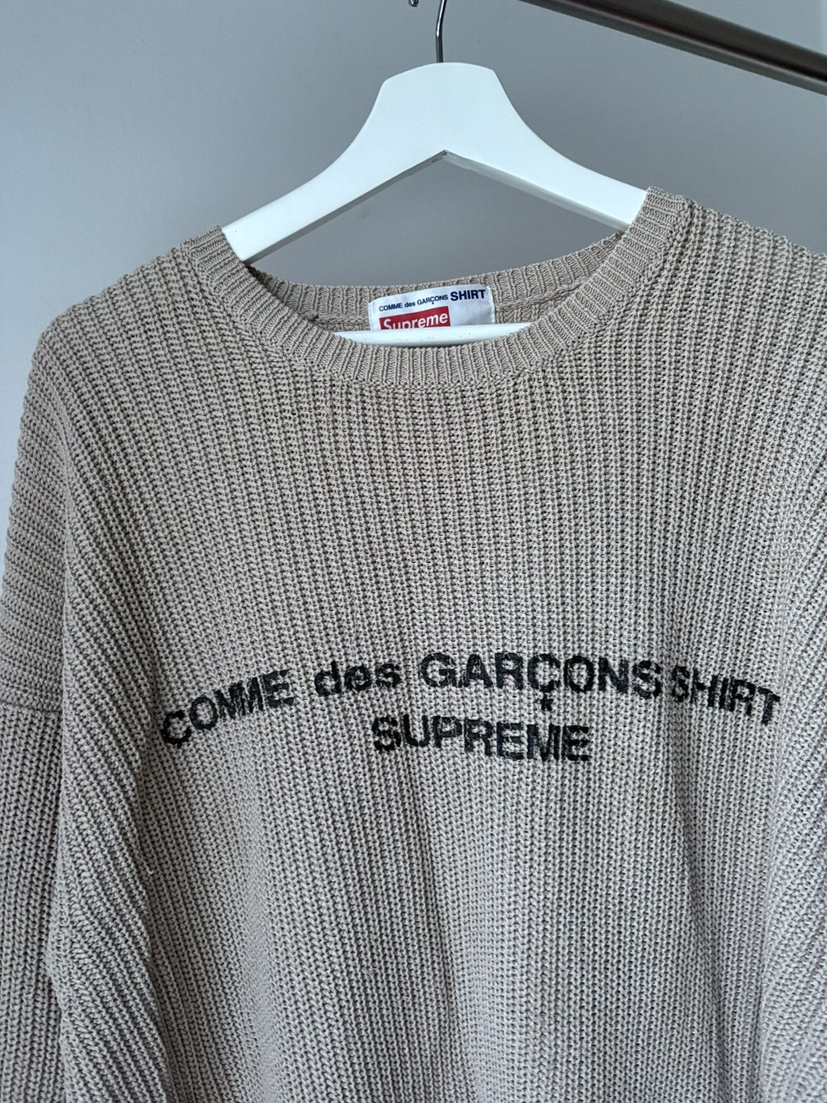 Comme des Garcons SHIRT × Supreme Supreme x Commes Des Garçon Shirt Sweater Size US XL / EU 56 / 4 - 3 Thumbnail