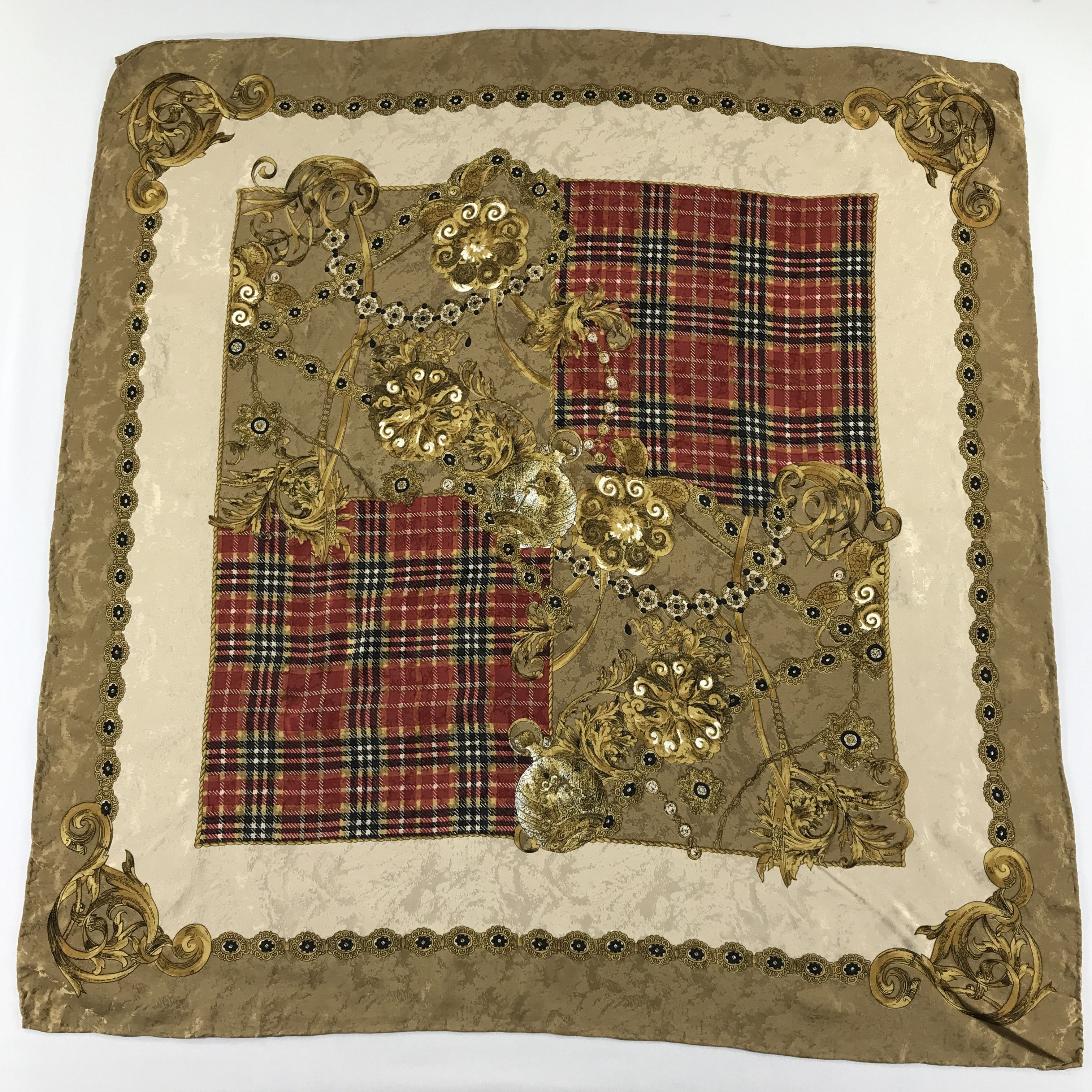 Vintage Vintage Silk Scarf Size ONE SIZE - 2 Thumbnail