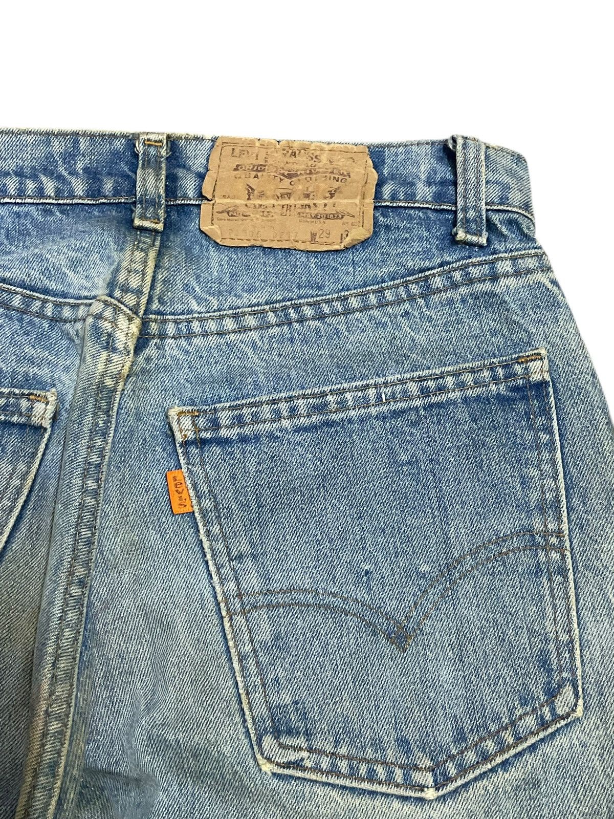 Levi's Vintage Clothing Vintage 80s Levi’s Orange Tab Very Rare Worn-In Look Jeans Size US 28 / EU 44 - 8 Thumbnail