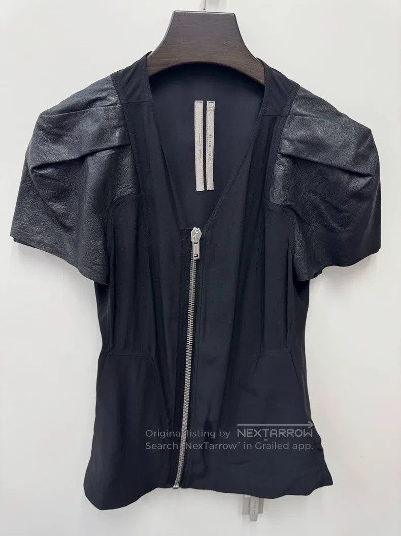 Rick Owens Rick Owens Dark Patchwork Leather jacket Size XS / US 0-2 / IT 36-38 - 1 Thumbnail