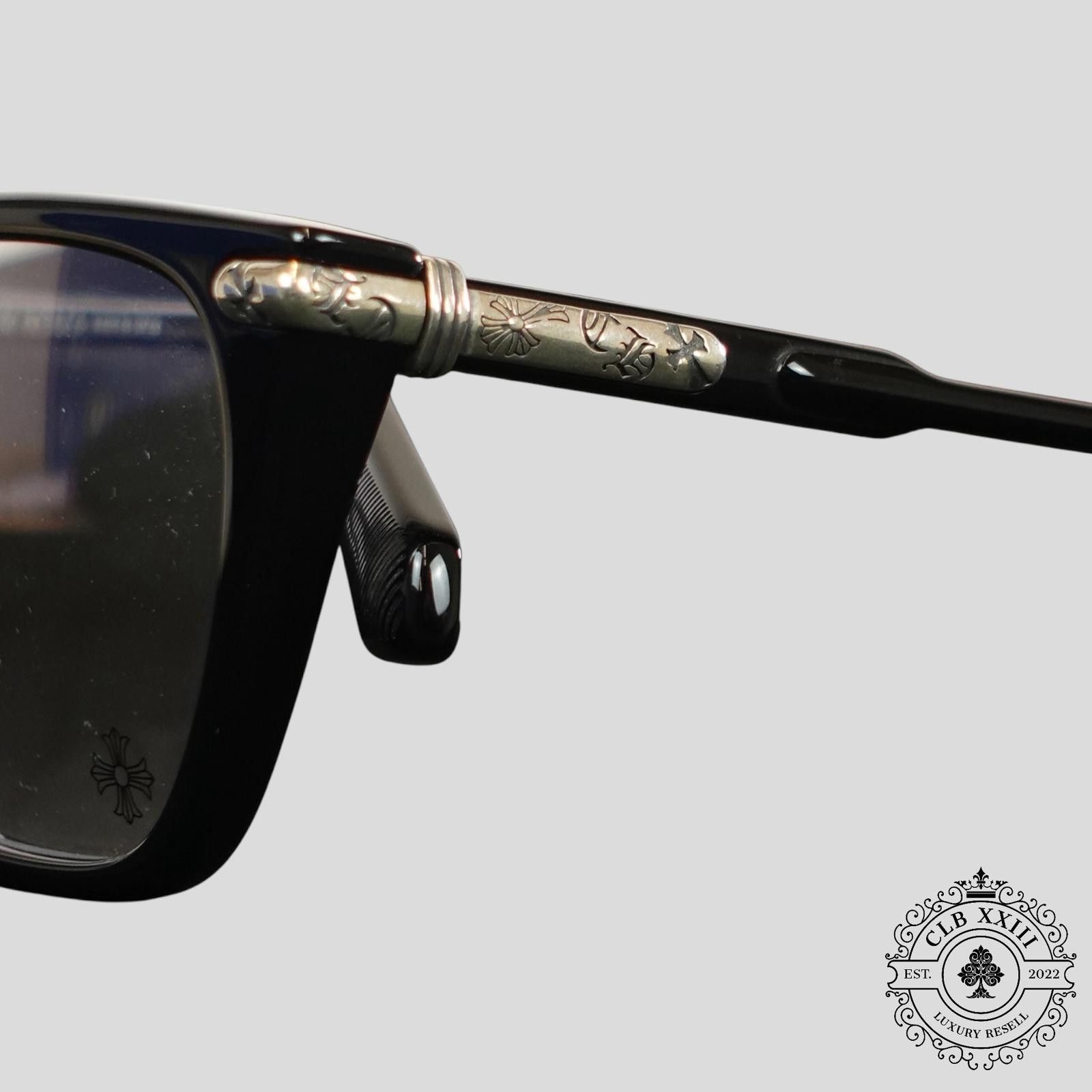 Chrome Hearts Chrome Hearts Siffilis Glasses in Black Size ONE SIZE - 3 Thumbnail
