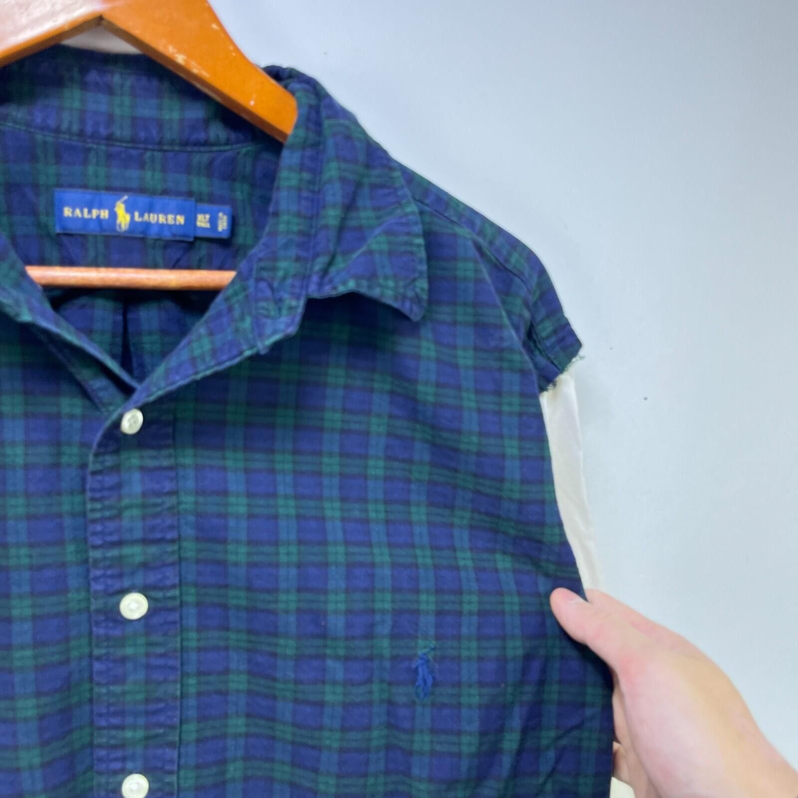 Polo Ralph Lauren Vintage 90s Polo Ralph Lauren Plaid Button Up Shirt XLT Size US XL / EU 56 / 4 - 3 Thumbnail
