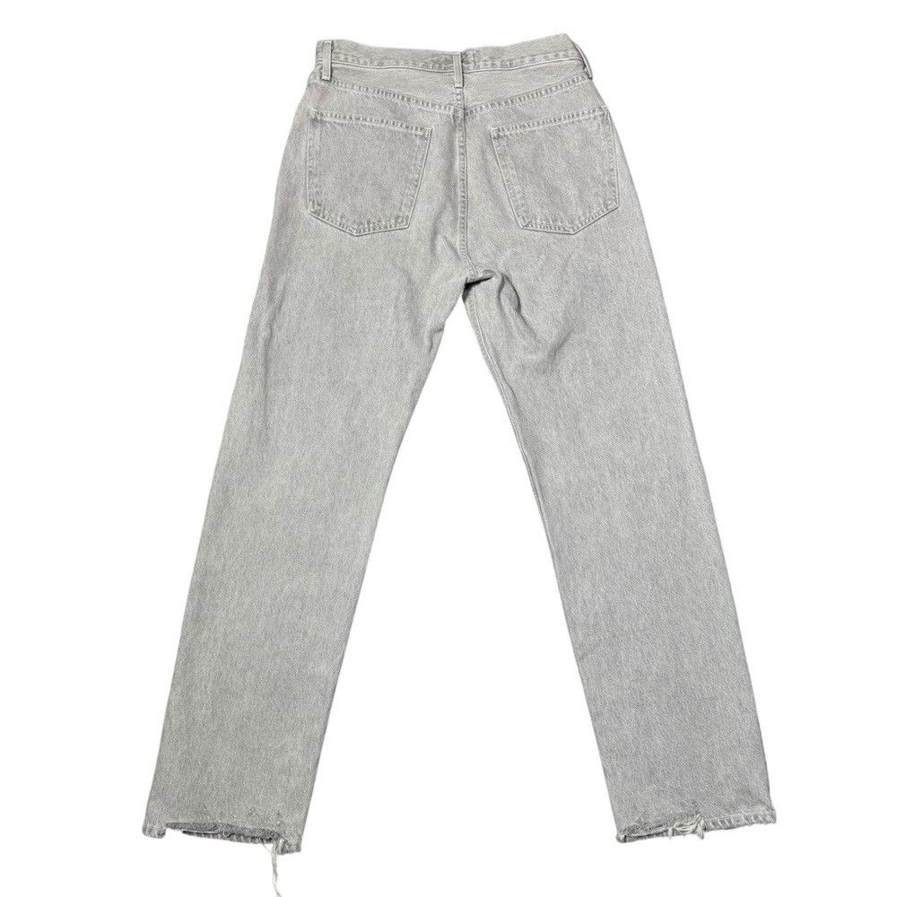 Agolde AGOLDE 90s High Rise Pinch Waist Straight Leg Grey Jeans Si Size 28" / US 6 / IT 42 - 3 Thumbnail