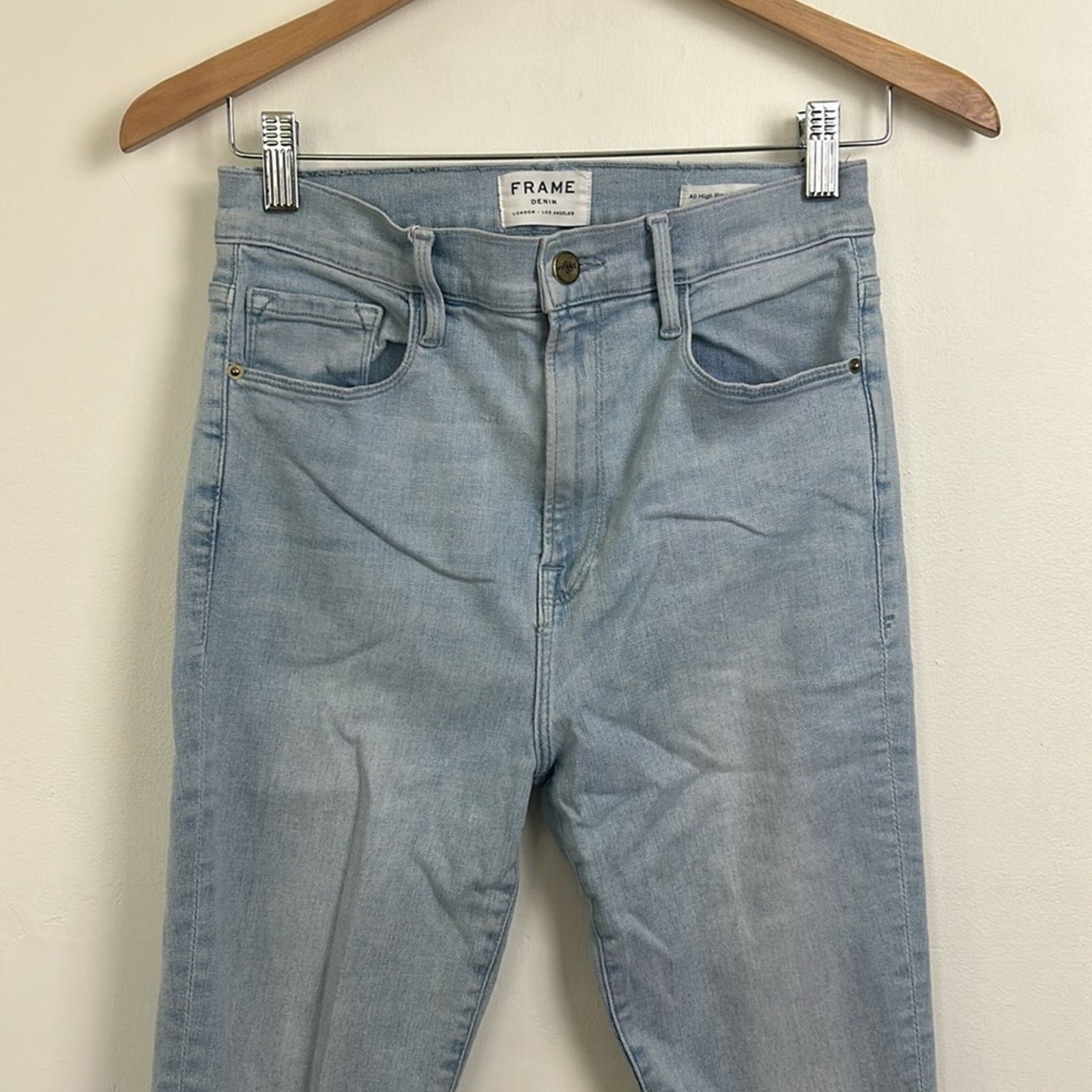 Frame Frame Denim Ali High Rise Cigarette Jeans Size 29" - 4 Thumbnail