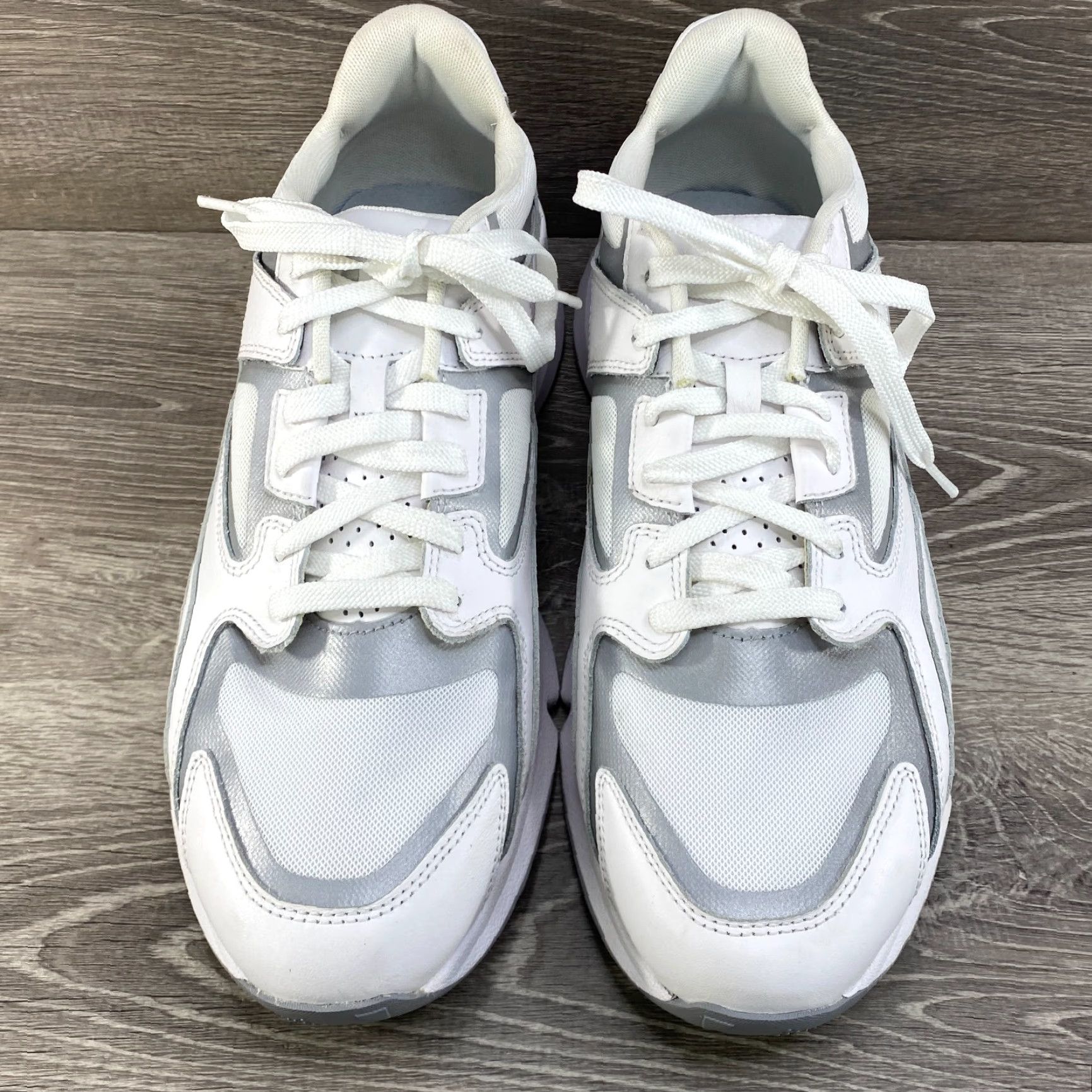 Under Armour Under Armour Forge 96 White Reflective Leather Unisex NEW Mens 13.5 Womens 15 Athletic Sneaker Casual Running & Jogging, Walking Size US 12 / IT 42 - 3 Thumbnail