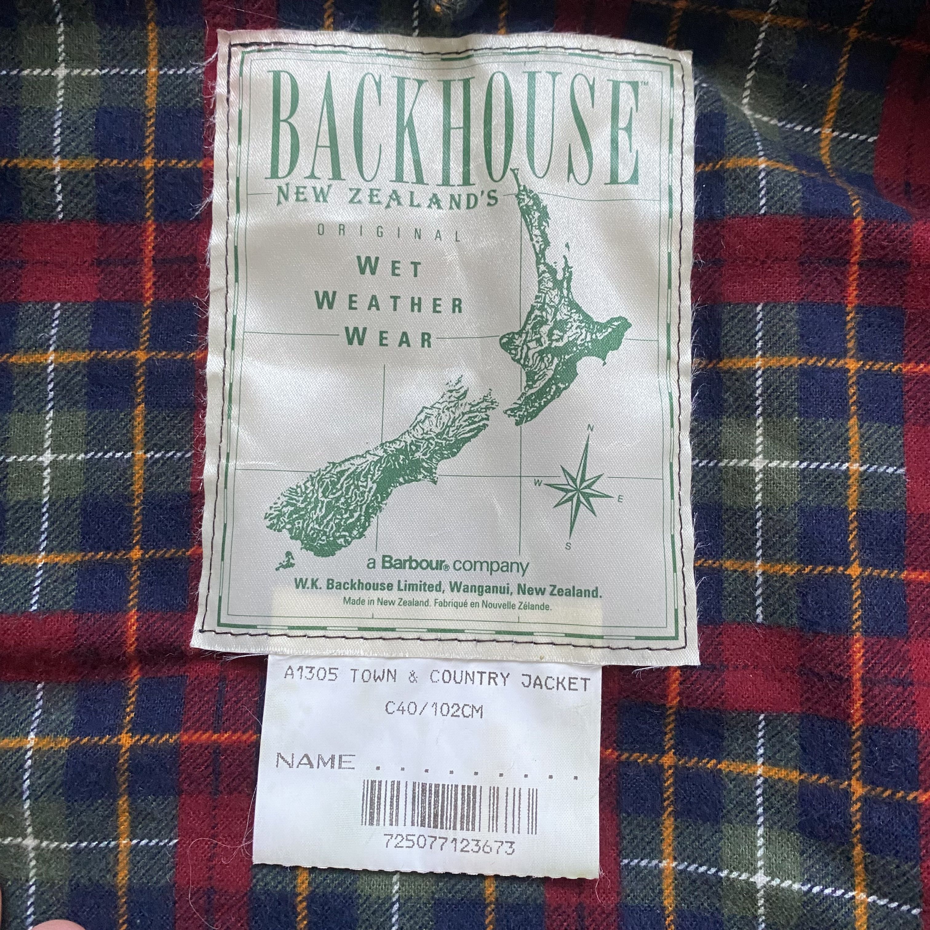 Barbour RARE Vintage 80-90s Waxed Barbour Backhouse Jaket Size US M / EU 48-50 / 2 - 9 Thumbnail