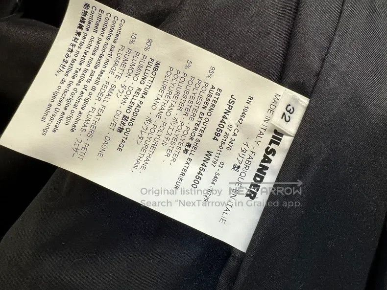 Jil Sander Jil Sander size 32 Loose-fitting down jacket Size XS / US 0-2 / IT 36-38 - 4 Thumbnail