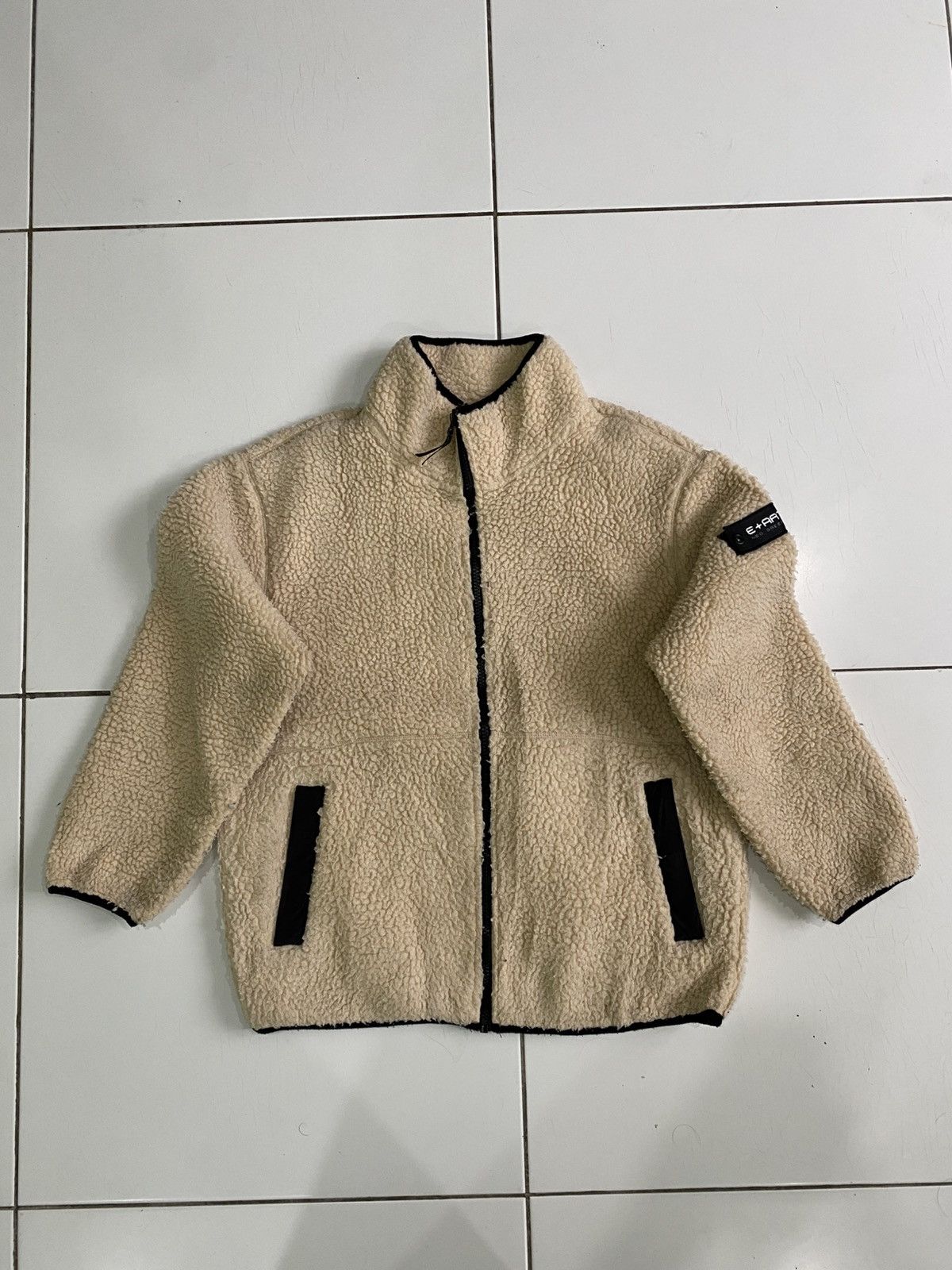 Hang Ten Vintage Hangtee Sherpa Fleece zip up Jacket Size US XS / EU 42 / 0 - 2 Thumbnail