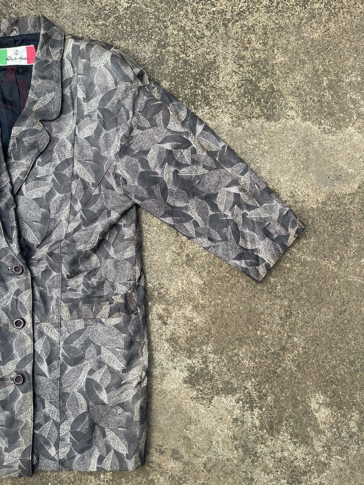 Japanese Brand Vintage Roberto Ricci Firenze Jacquard Blazer Made in Japan Size US M / EU 48-50 / 2 - 5 Thumbnail