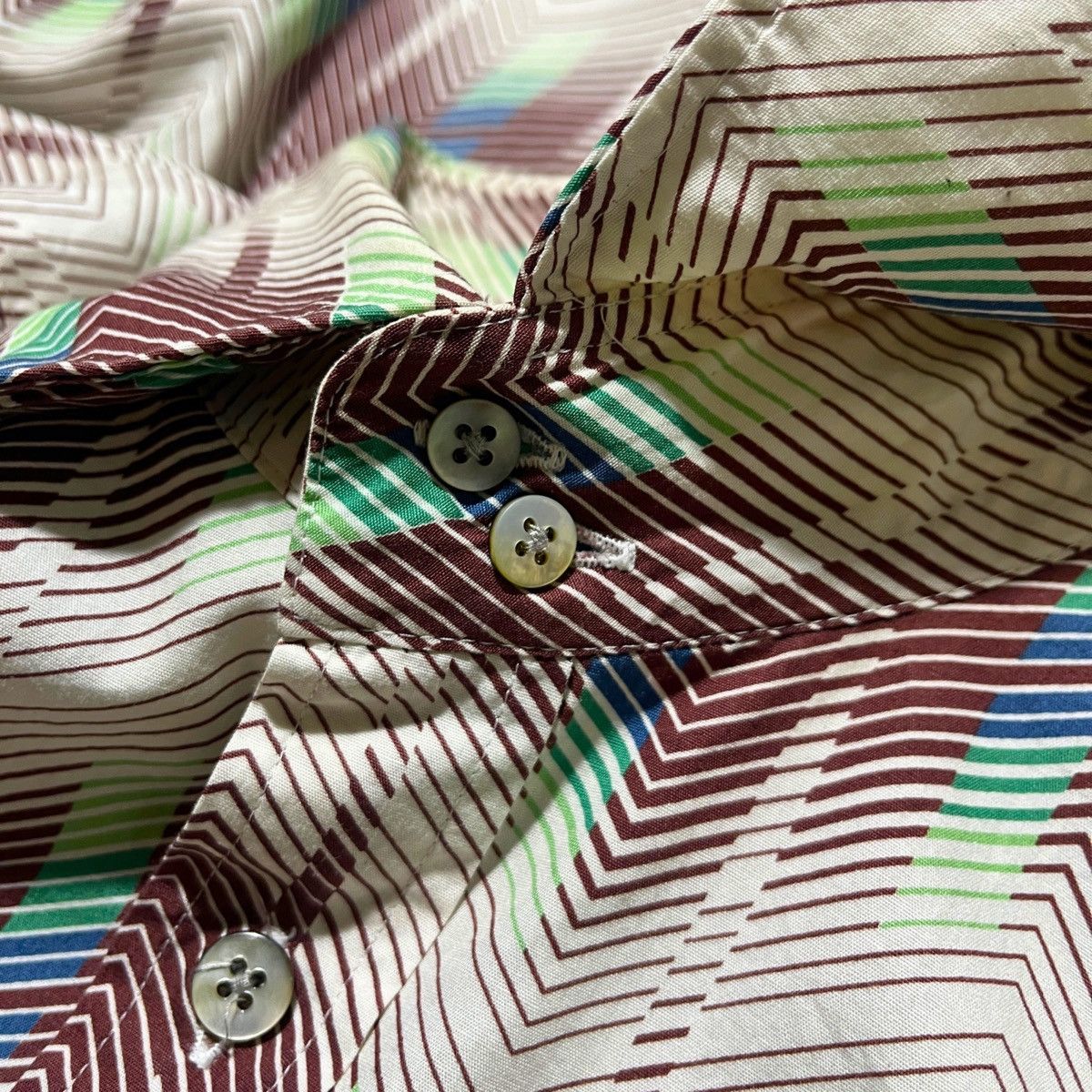 Morgan De Toi Morgan De Toi Homme - Abstract Chevron Geometric Pattern Size US M / EU 48-50 / 2 - 5 Thumbnail