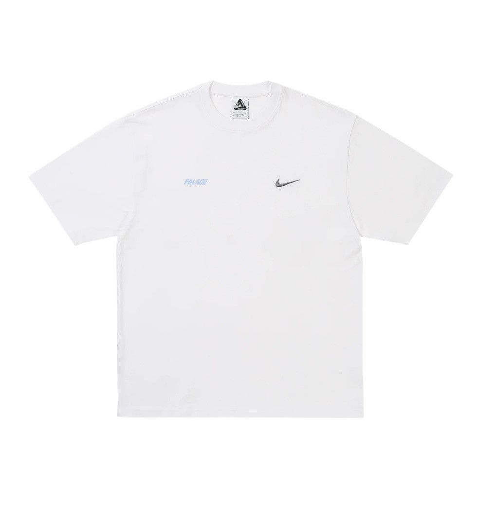 Palace Palace x Nike Font Swoosh T-Shirt Sz M White Size US M / EU 48-50 / 2 - 1 Thumbnail