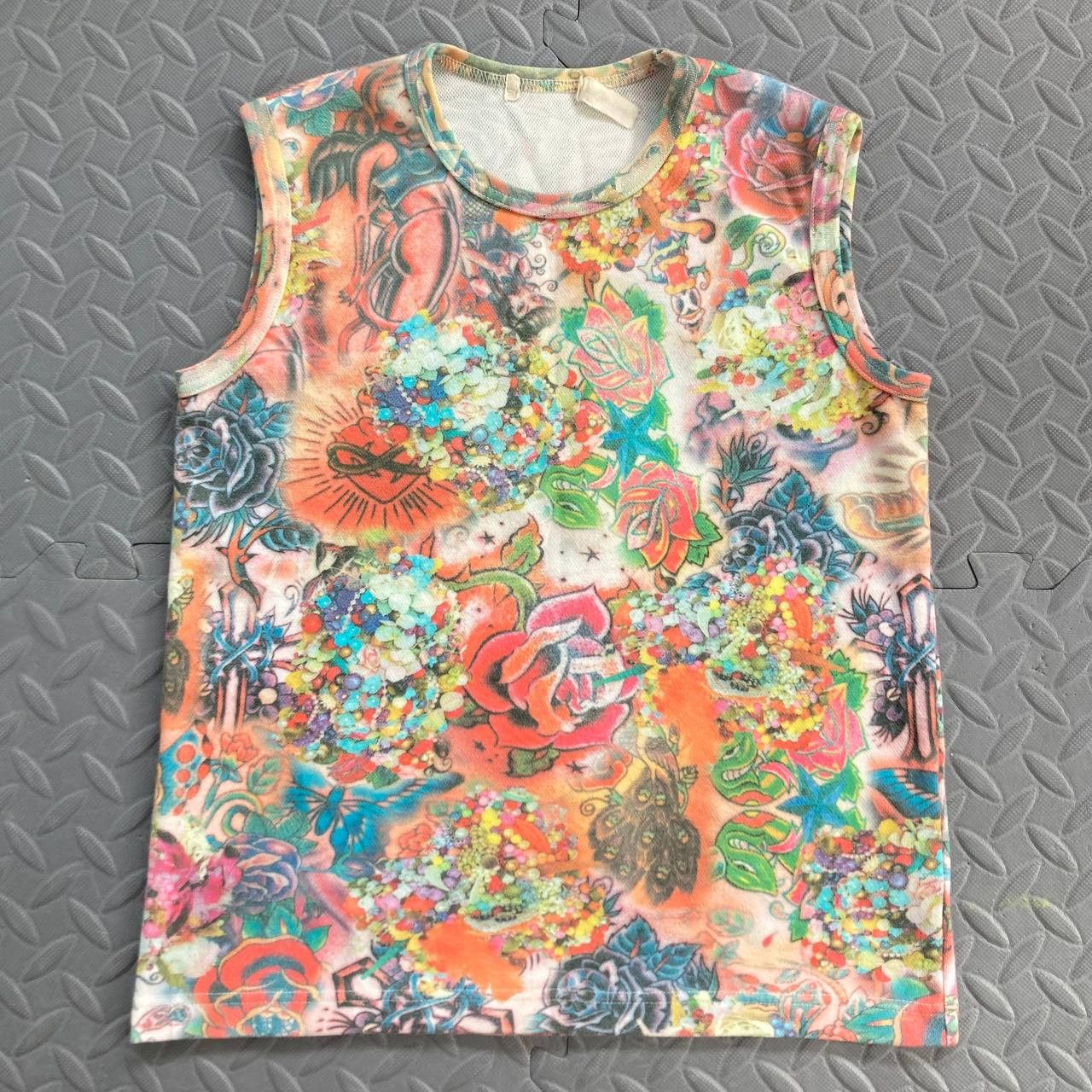 Comme des Garcons S/S04 Ruriko Murayama Tattoo Printed Tank Top Size S / US 4 / IT 40 - 5 Thumbnail