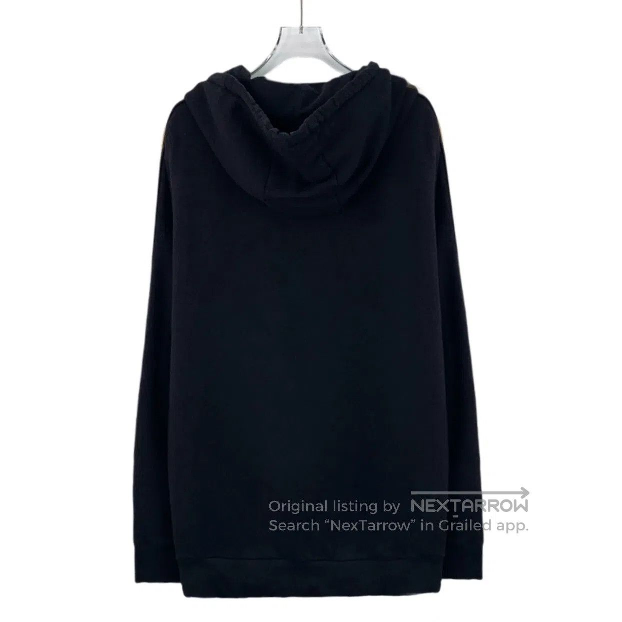Fendi FENDI Black side logo lettering hooded long sleeve sweatsh Size US L / EU 52-54 / 3 - 2 Thumbnail