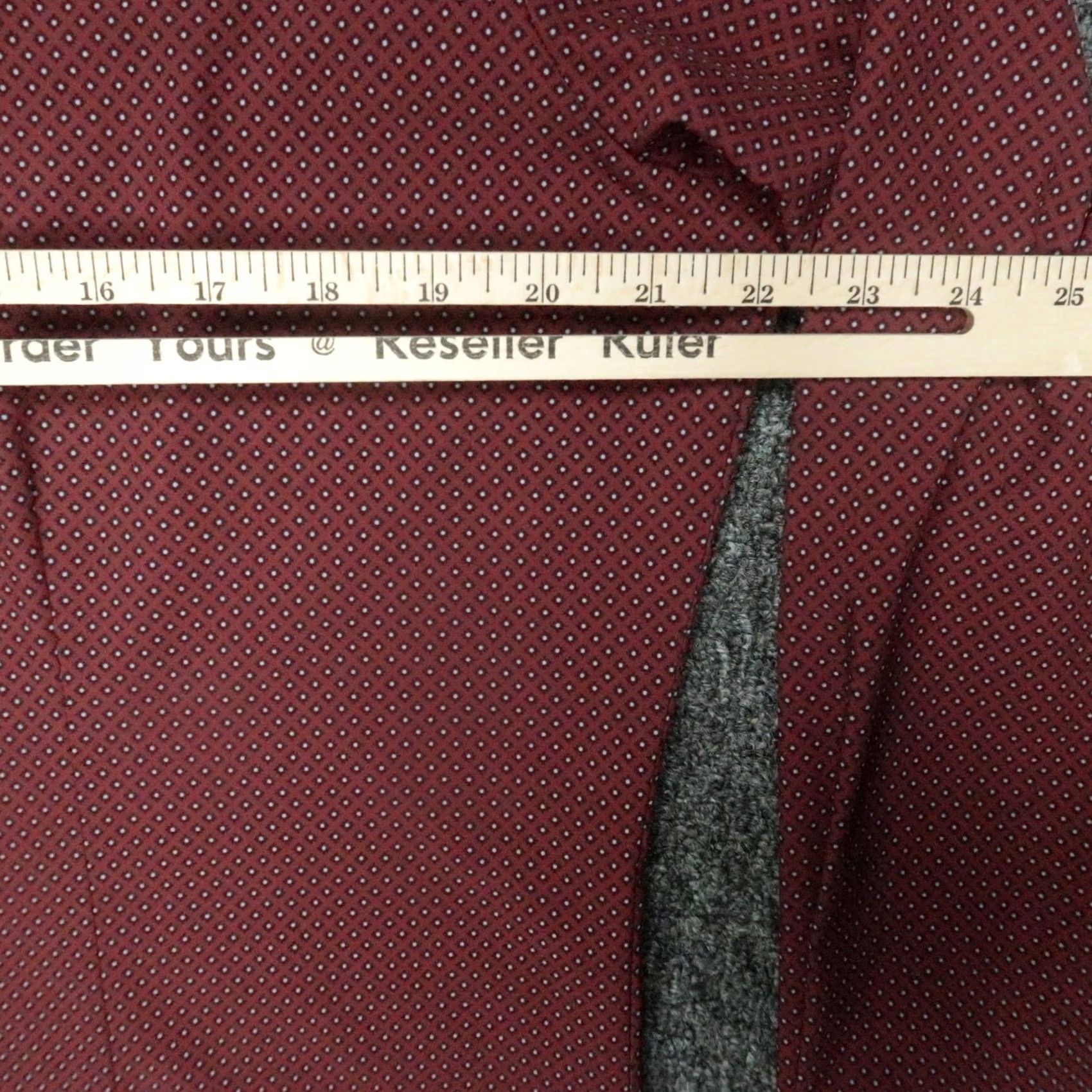 Mizzen+Main Mizzen+Main Shirt Mens Medium Red Long Sleeve Button-Up Stretch Size US M / EU 48-50 / 2 - 6 Thumbnail