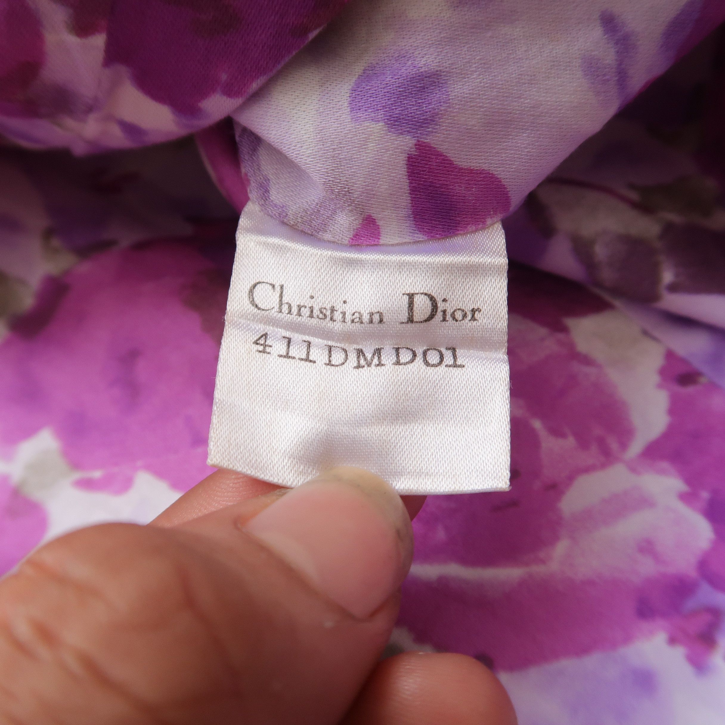 Dior 1990s Christian Dior Jacquard Floral Blazer Jacket Size M / US 6-8 / IT 42-44 - 11 Thumbnail
