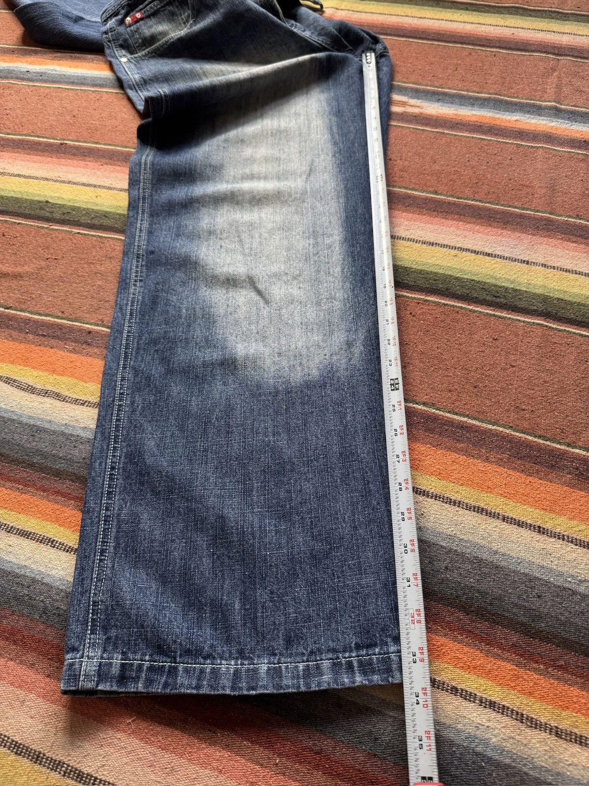 Southpole Y2K South Pole Red Tab Denim Jeans Size US 36 / EU 52 - 8 Thumbnail
