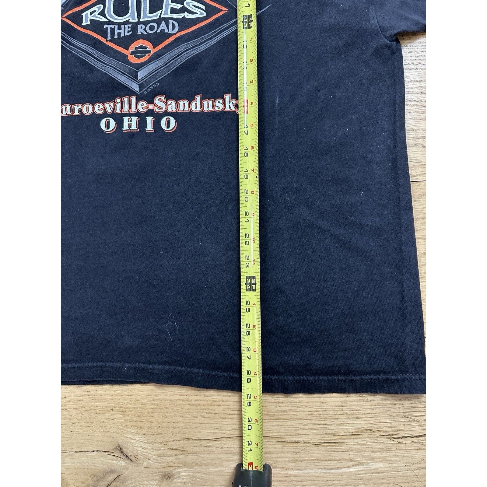 Harley Davidson × Vintage Vintage Harley Davidson "Size Does Matter" T-shirt Size US XL / EU 56 / 4 - 8 Thumbnail