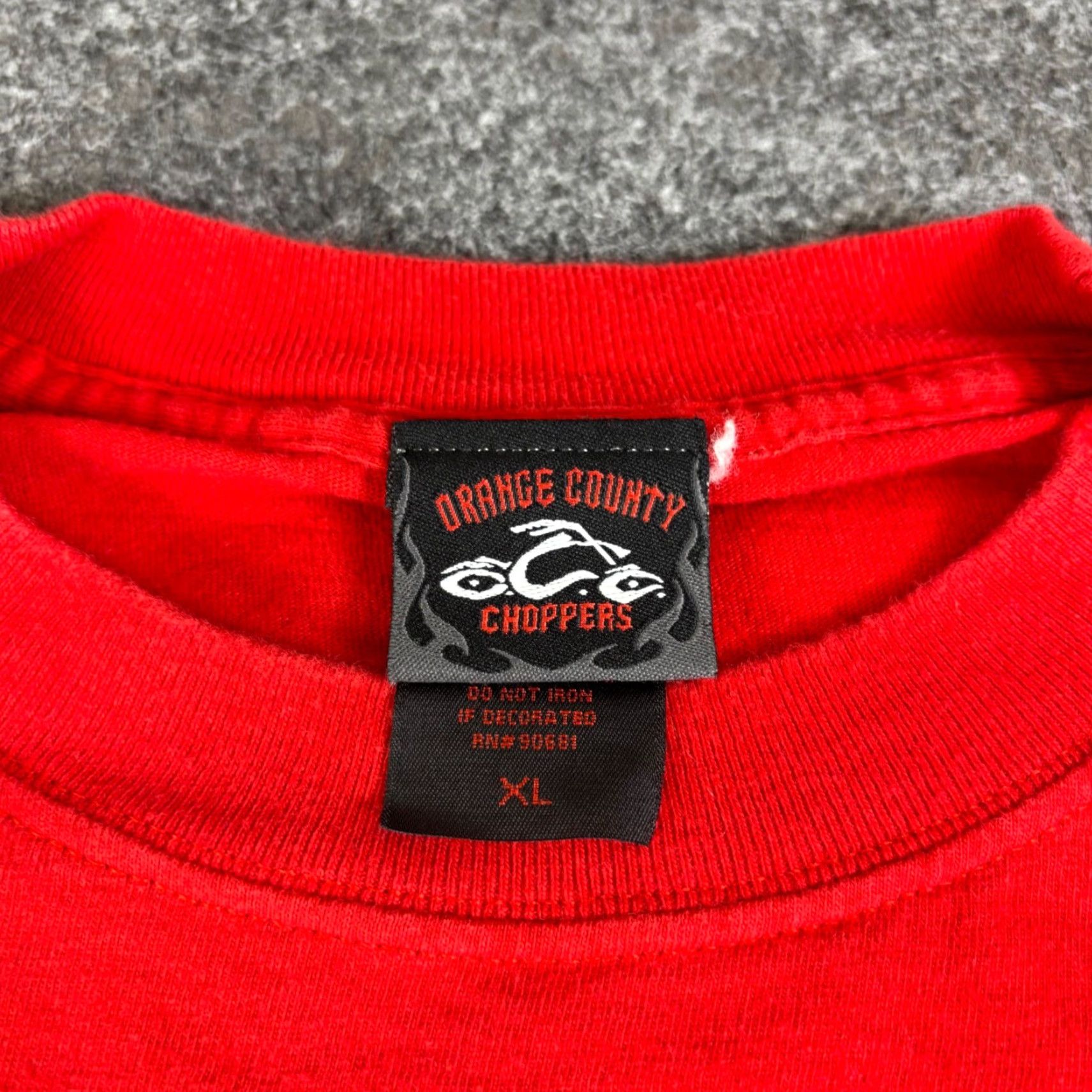Vintage VINTAGE Orange County Choppers OCC Rock Tavern New York Long Sleeve Shirt Men XL Red Size US XL / EU 56 / 4 - 6 Thumbnail