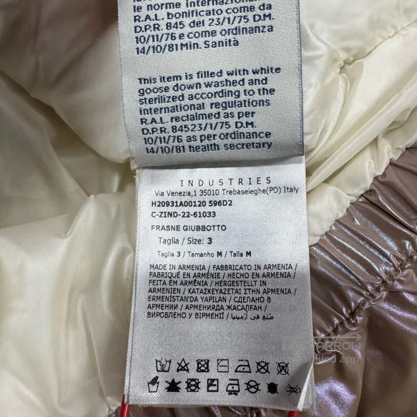Moncler Moncler Frasne series Mermaid Princess color; hooded down Size L / US 10 / IT 46 - 7 Thumbnail