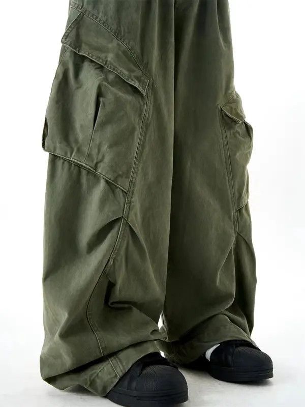 VIBE Retro High Street Hip Hop Loose Wide Leg Casual Pants Size US 32 / EU 48 - 6 Thumbnail