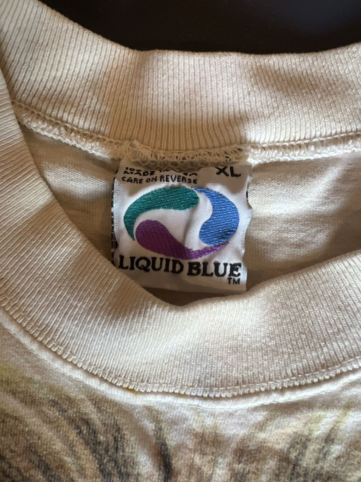 Liquid Blue 1994 Liquid Blue Rich Normandin Cutoff T-shirt Size US XL / EU 56 / 4 - 6 Thumbnail